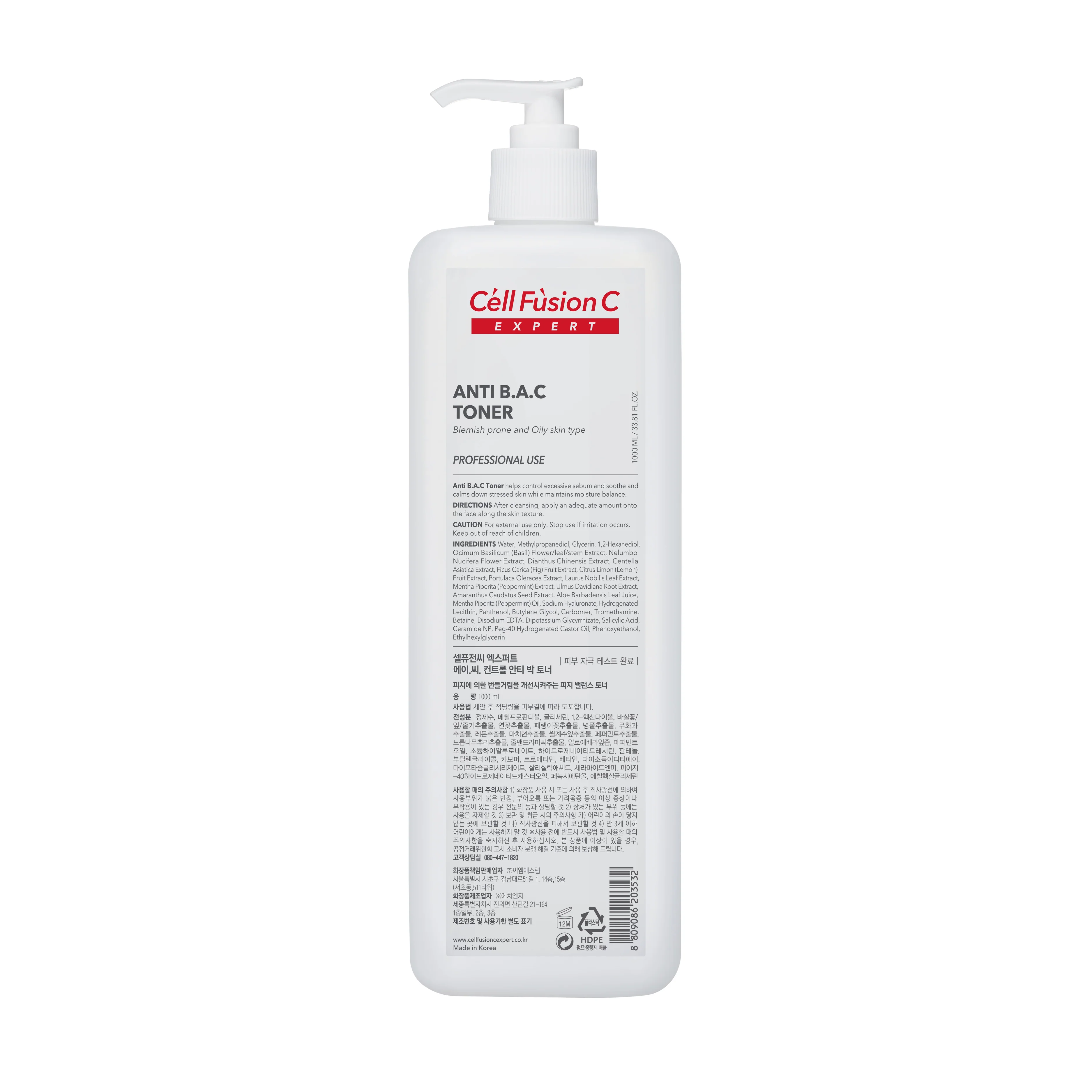Anti B.A.C. Toner [1000ml]