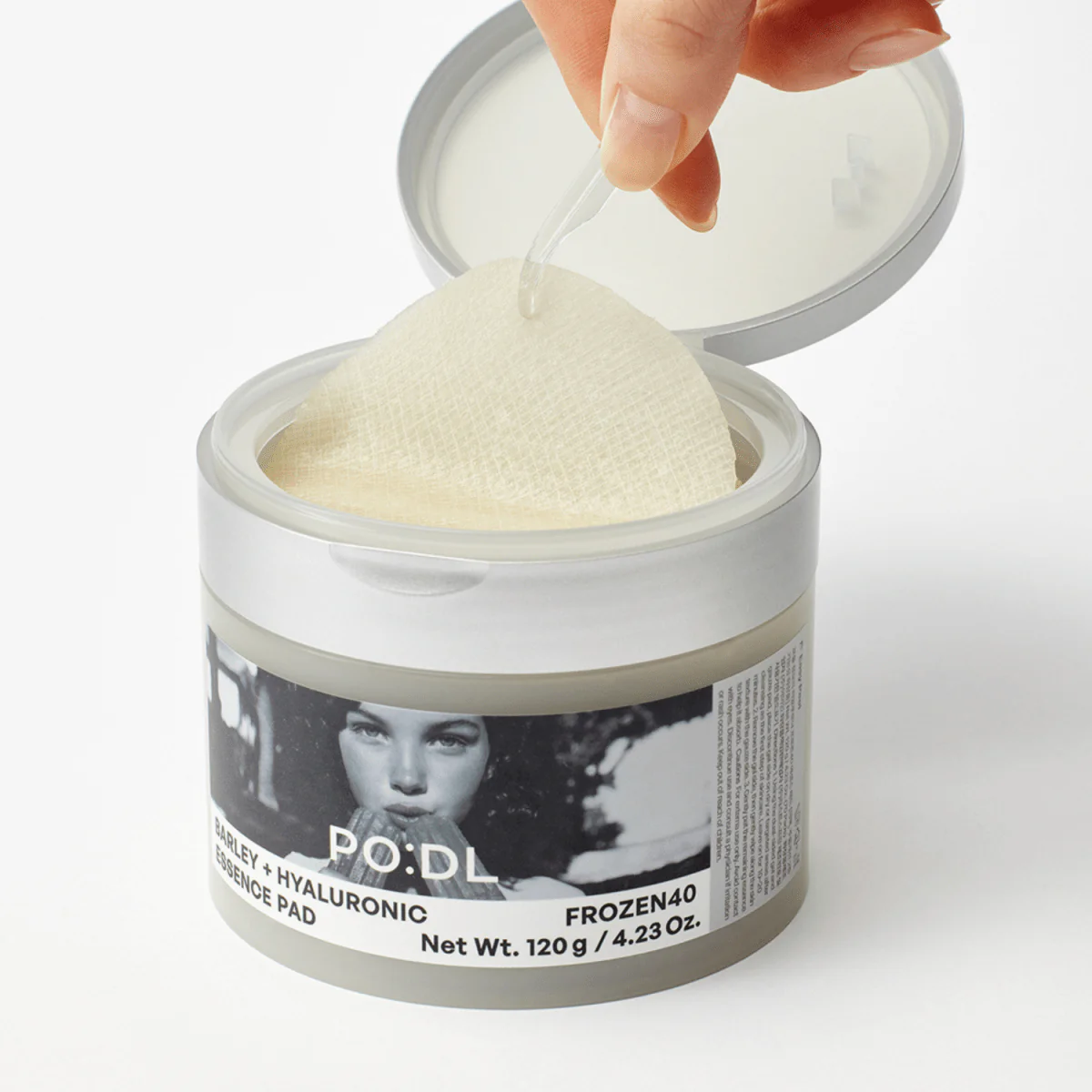 Barley Hyaluronic Frozen40 Essence Pads 70 Pads - Image 3