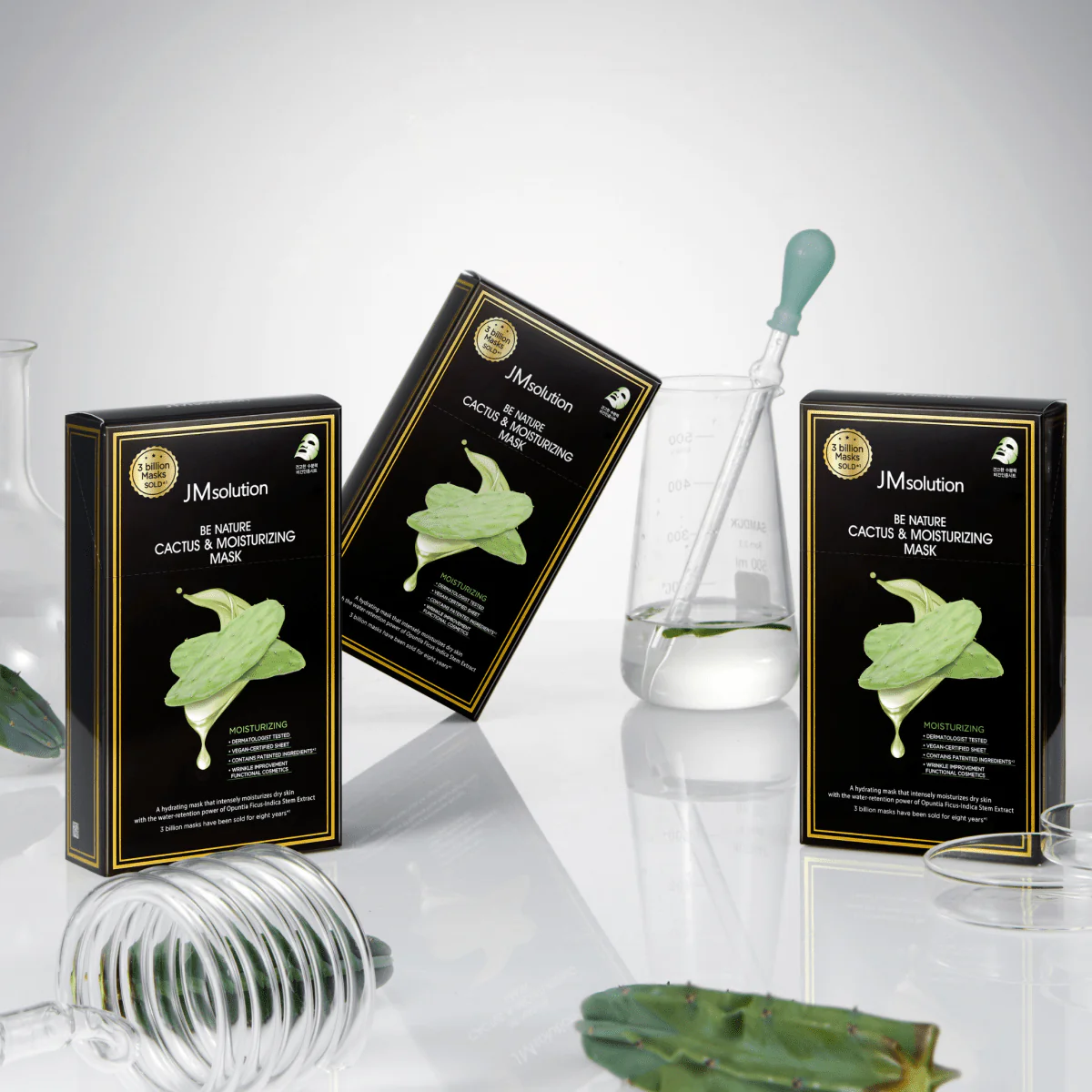 Be Nature Cactus & Moisturizing Mask Box [10pcs] - Image 3