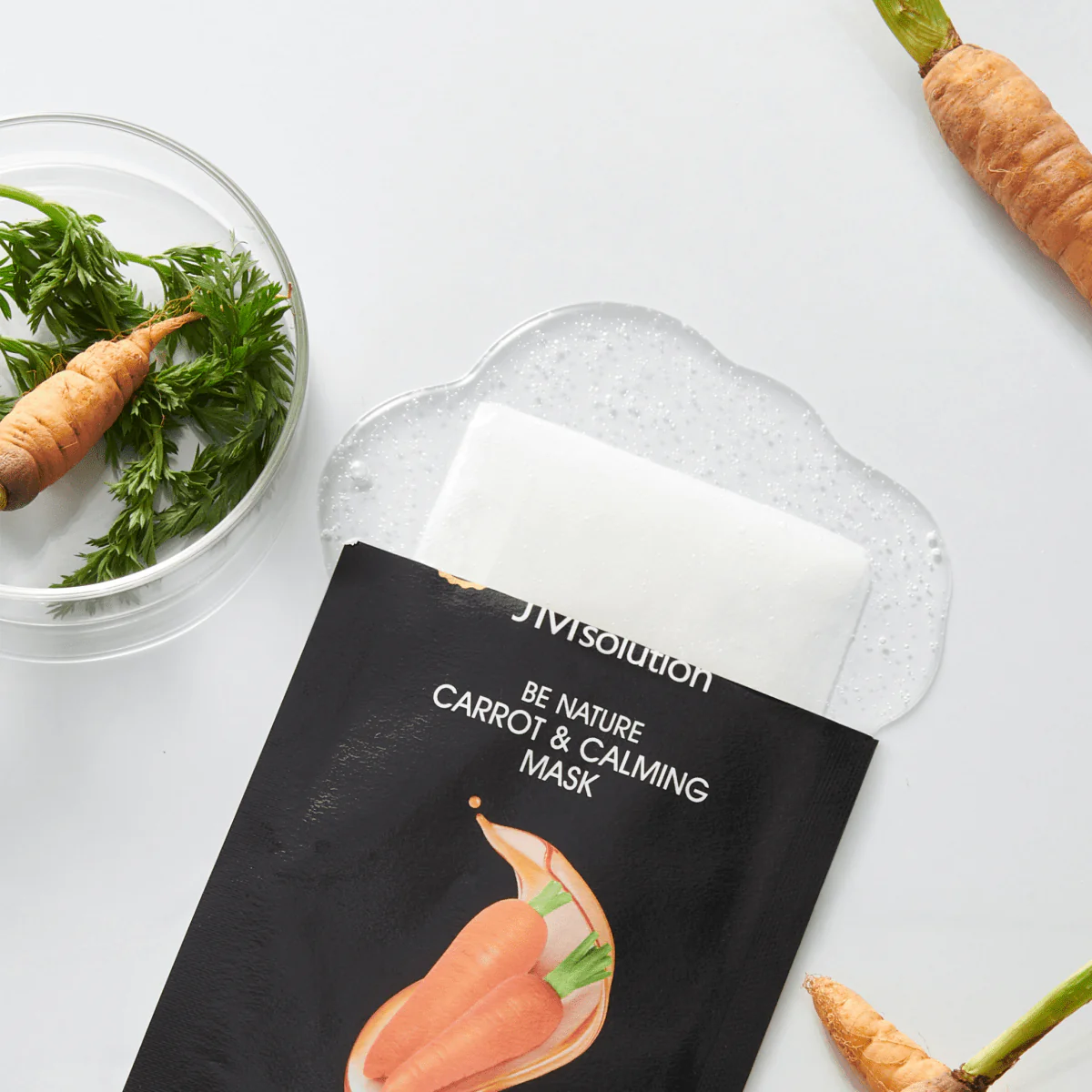Be Nature Carrot & Calming Mask Box [10pcs] - Image 2