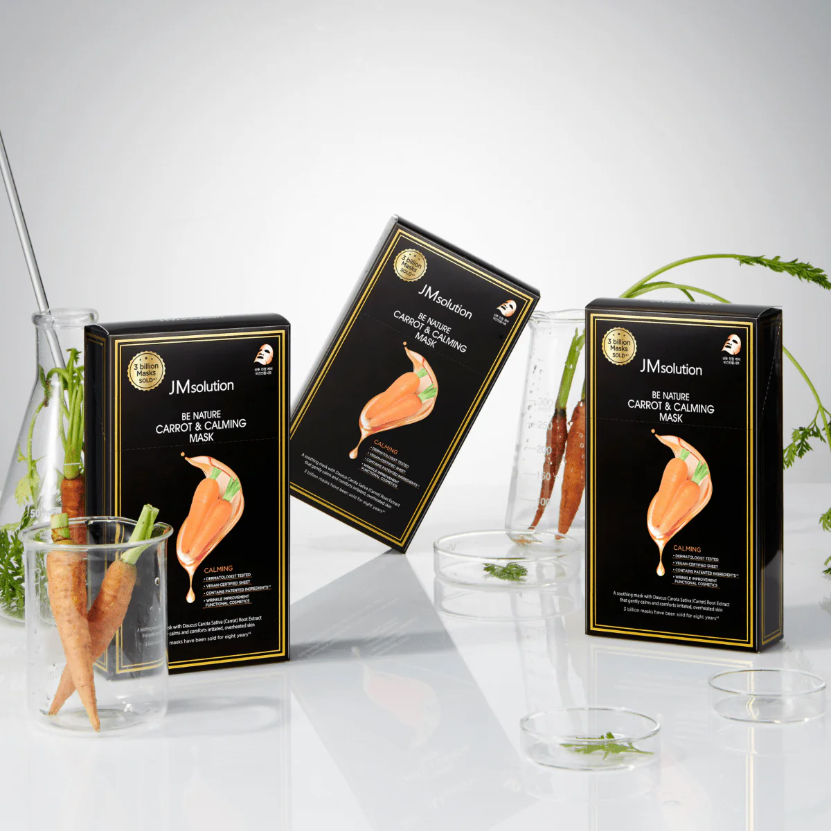 Be Nature Carrot & Calming Mask Box [10pcs] - Image 3