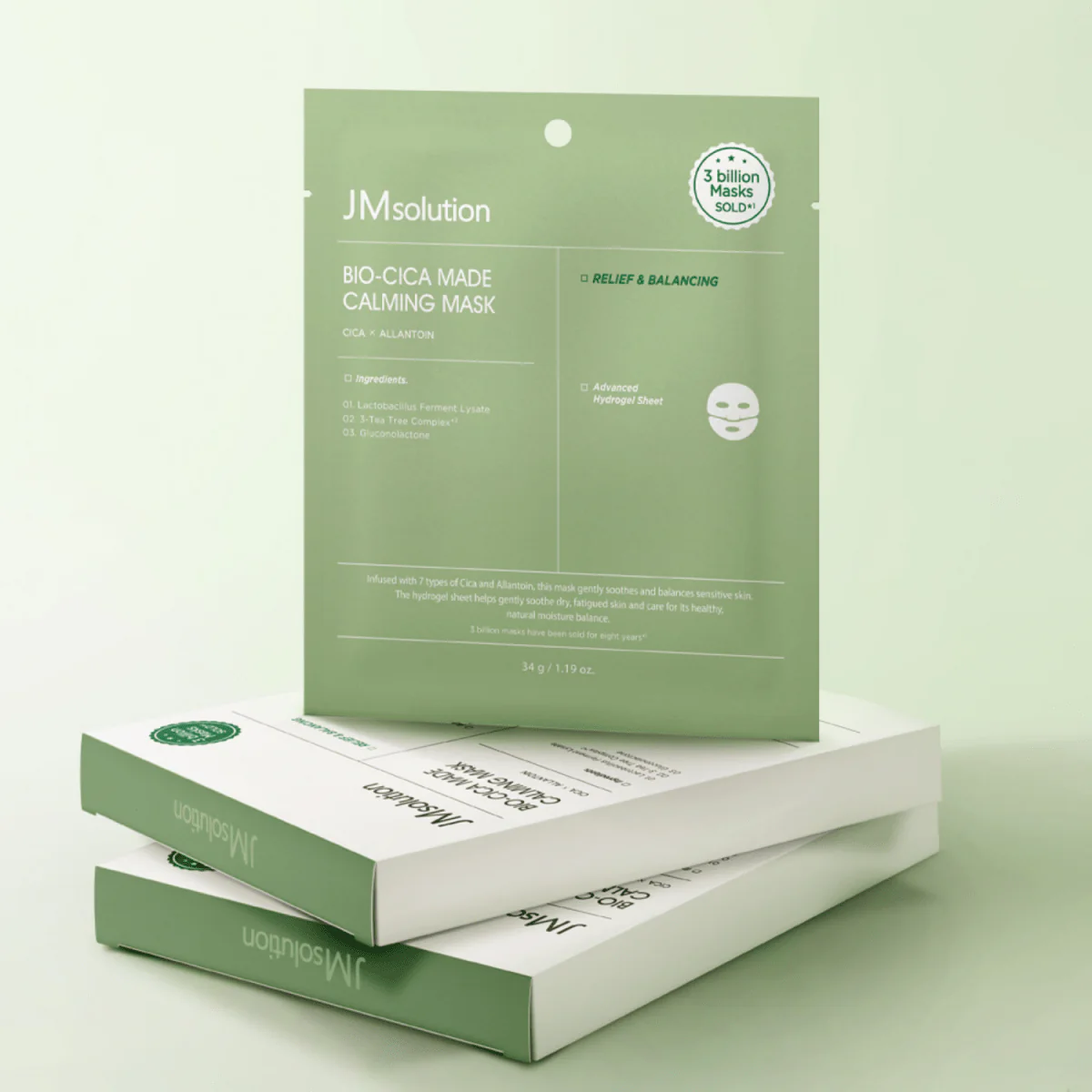 Bio-Cica Made Calming Mask Box [4pcs] - Image 2