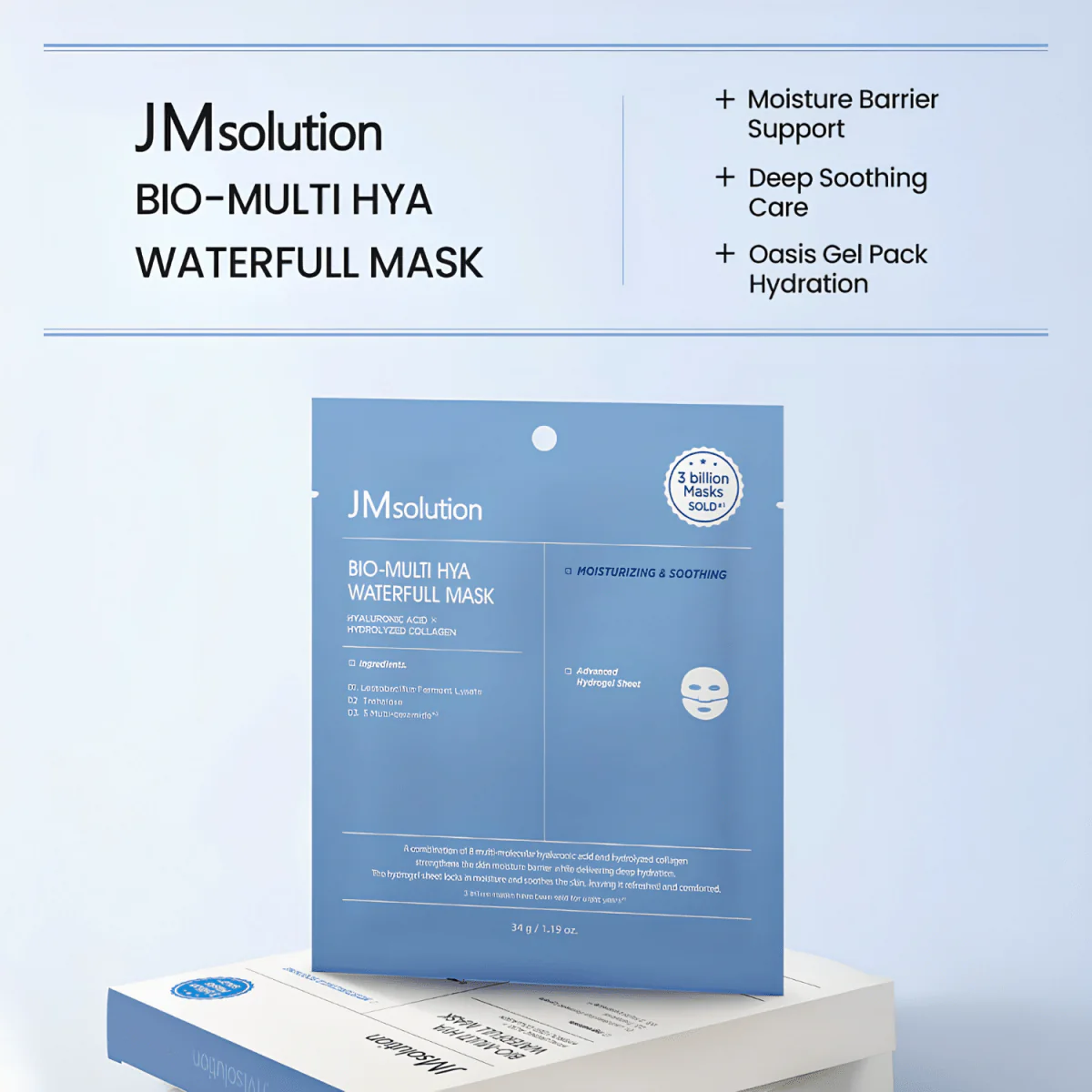Bio-Multi Hya Waterfull Mask Box [4pcs] - Image 2