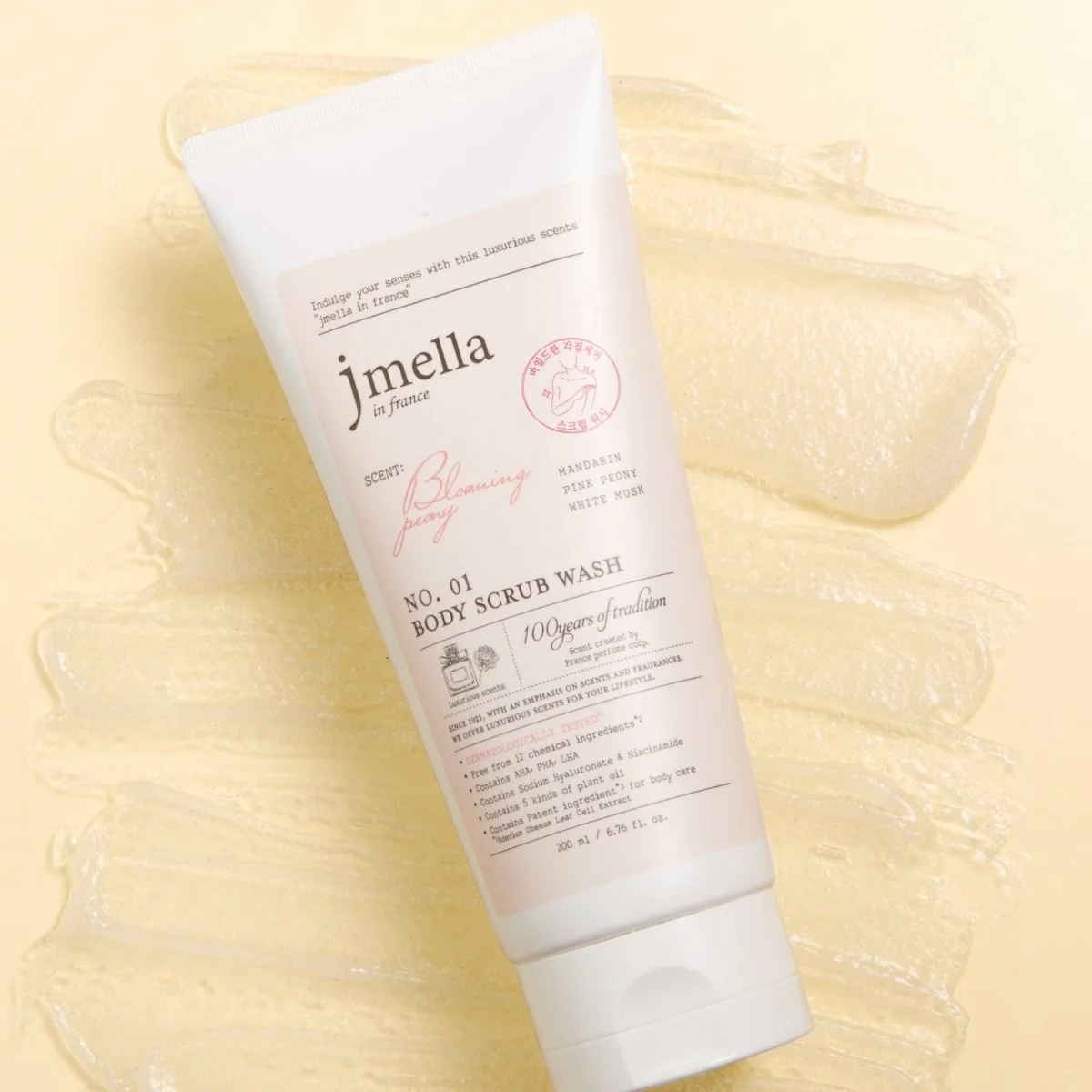 Blooming Peony Body Scrub Wash [200ml] - Image 7