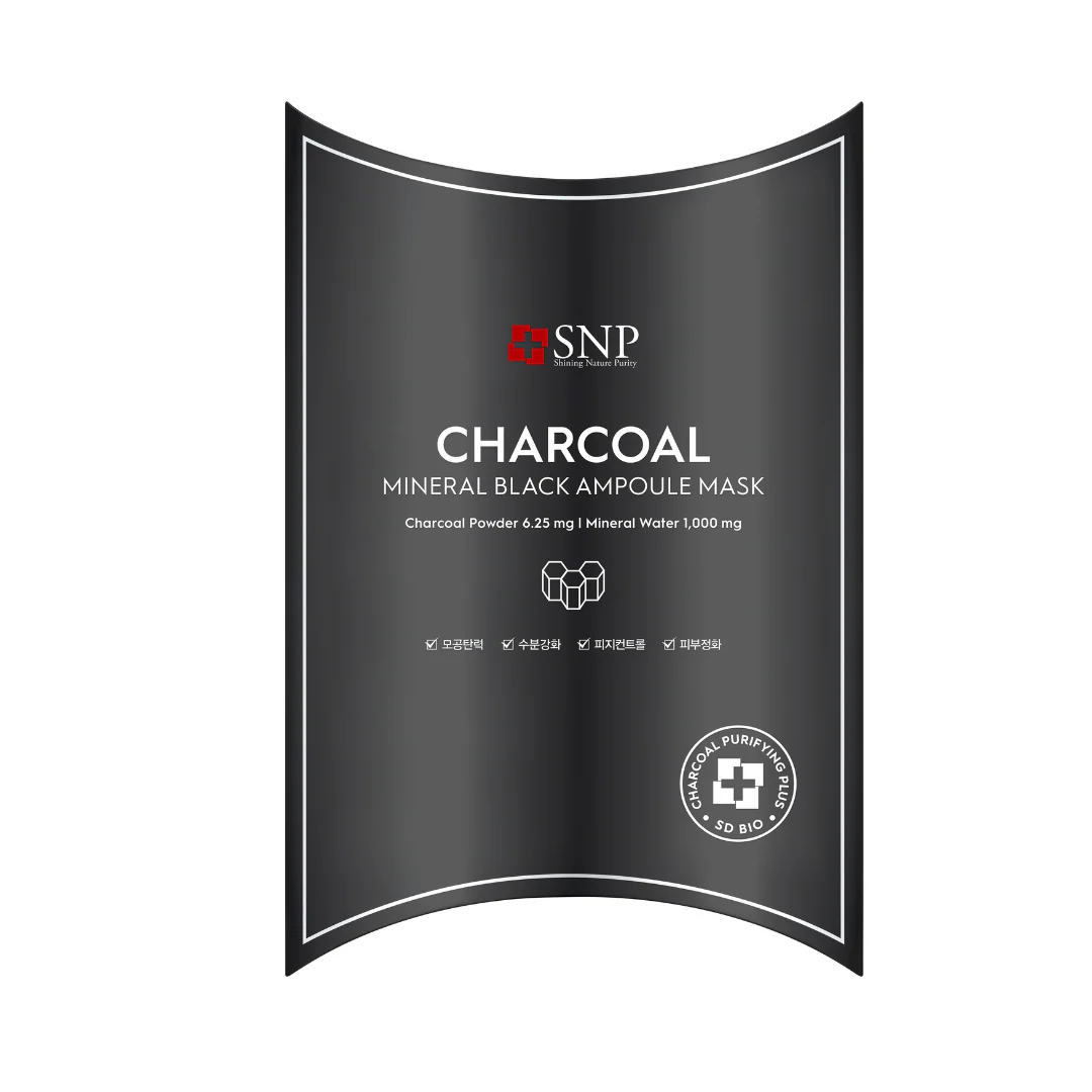 Charcoal Mineral Black Ampoule Mask Box [10pcs] - Image 2