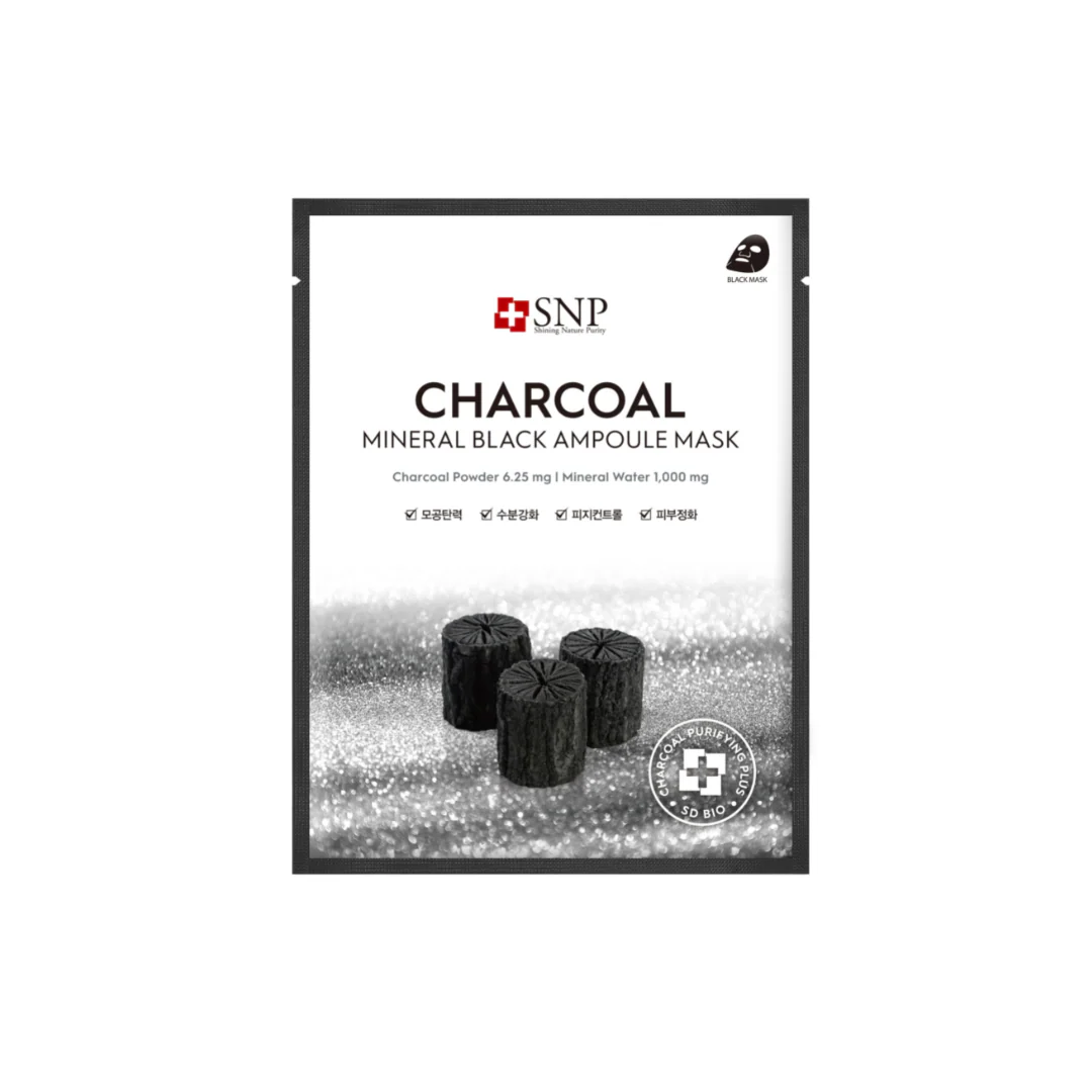 Charcoal Mineral Black Ampoule Mask Box [10pcs] - Image 3
