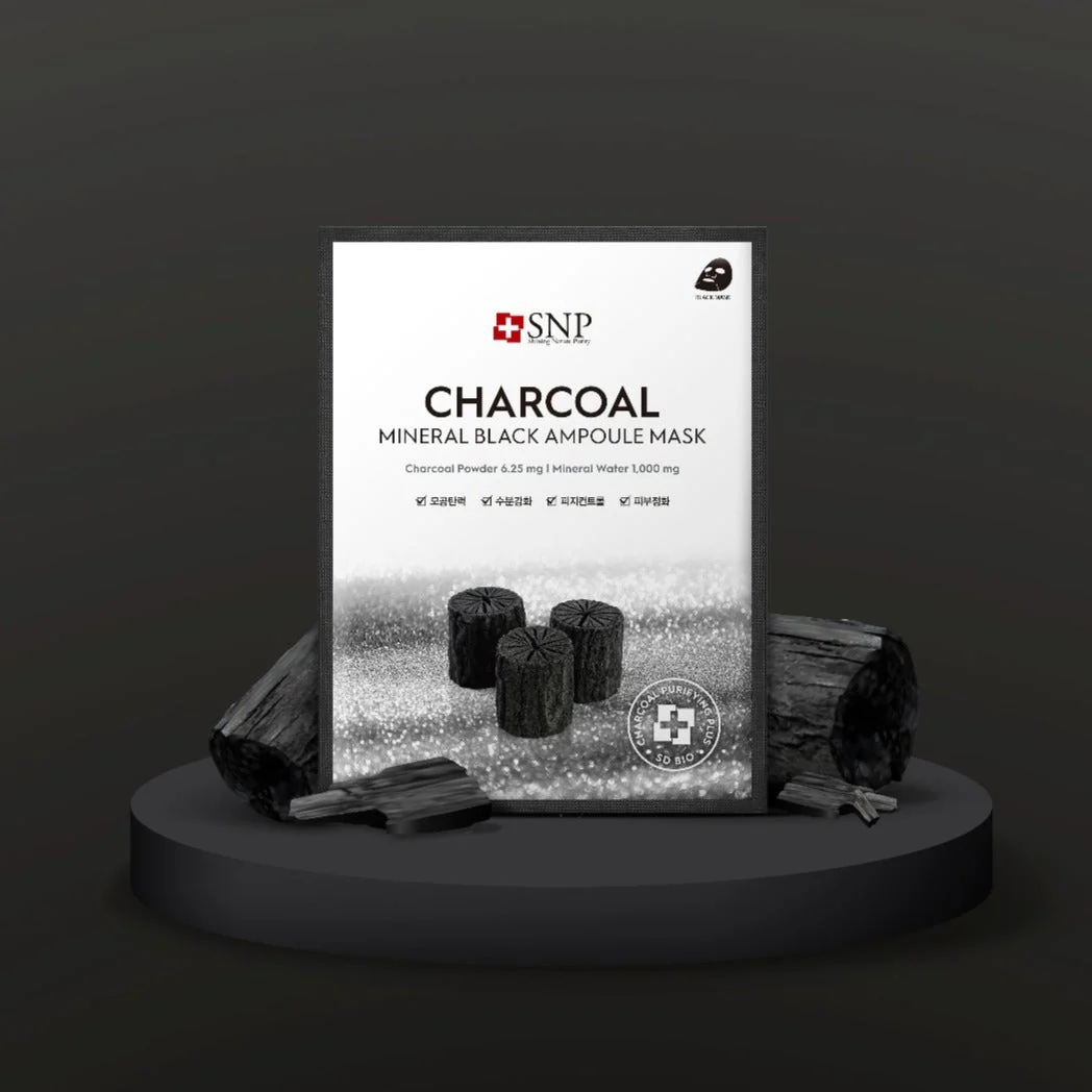 Charcoal Mineral Black Ampoule Mask Box [10pcs] - Image 4