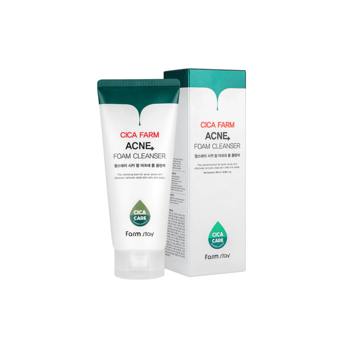 Cica Farm Acne Foam Cleanser [180ml] - Image 5