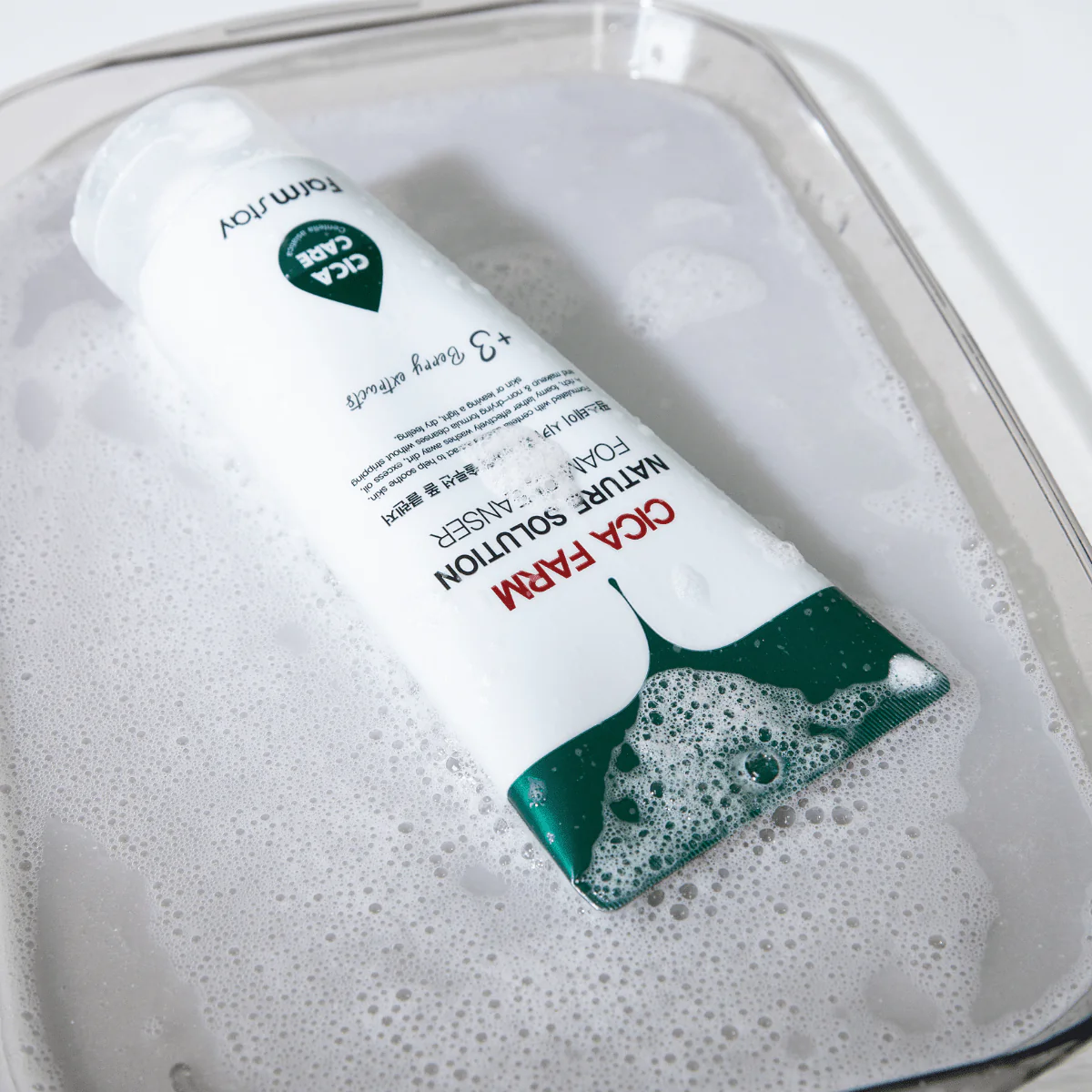 Cica Farm Nature Solution Foam Cleanser [180ml] - Image 2