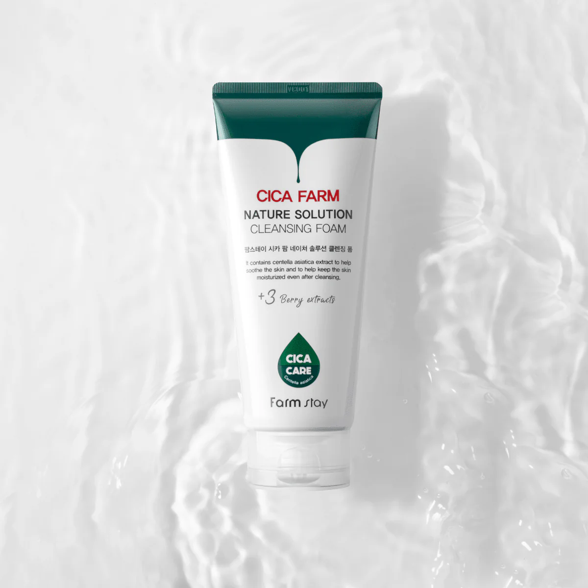 Cica Farm Nature Solution Foam Cleanser [180ml] - Image 3