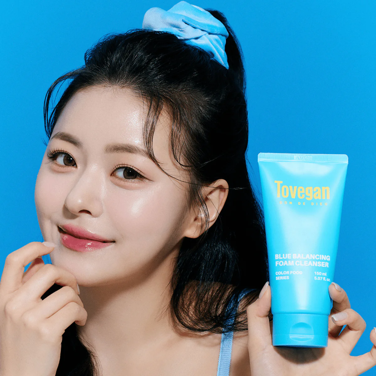 Colorfood Series Blue Balancing Foam Cleanser 150ml - Image 3