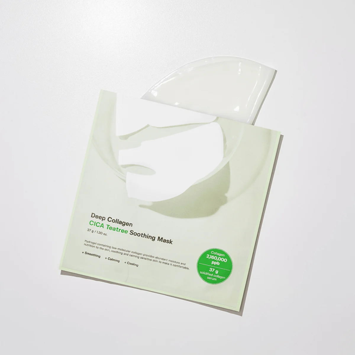 Deep Collagen Cica Teatree Soothing Mask Box [4pcs] - Image 3