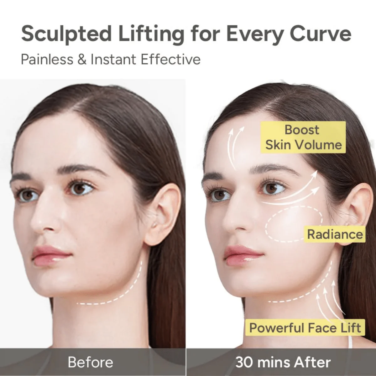 Deep Collagen Retinol Tension Boost Up Mask Set Box [4pcs] - Image 3