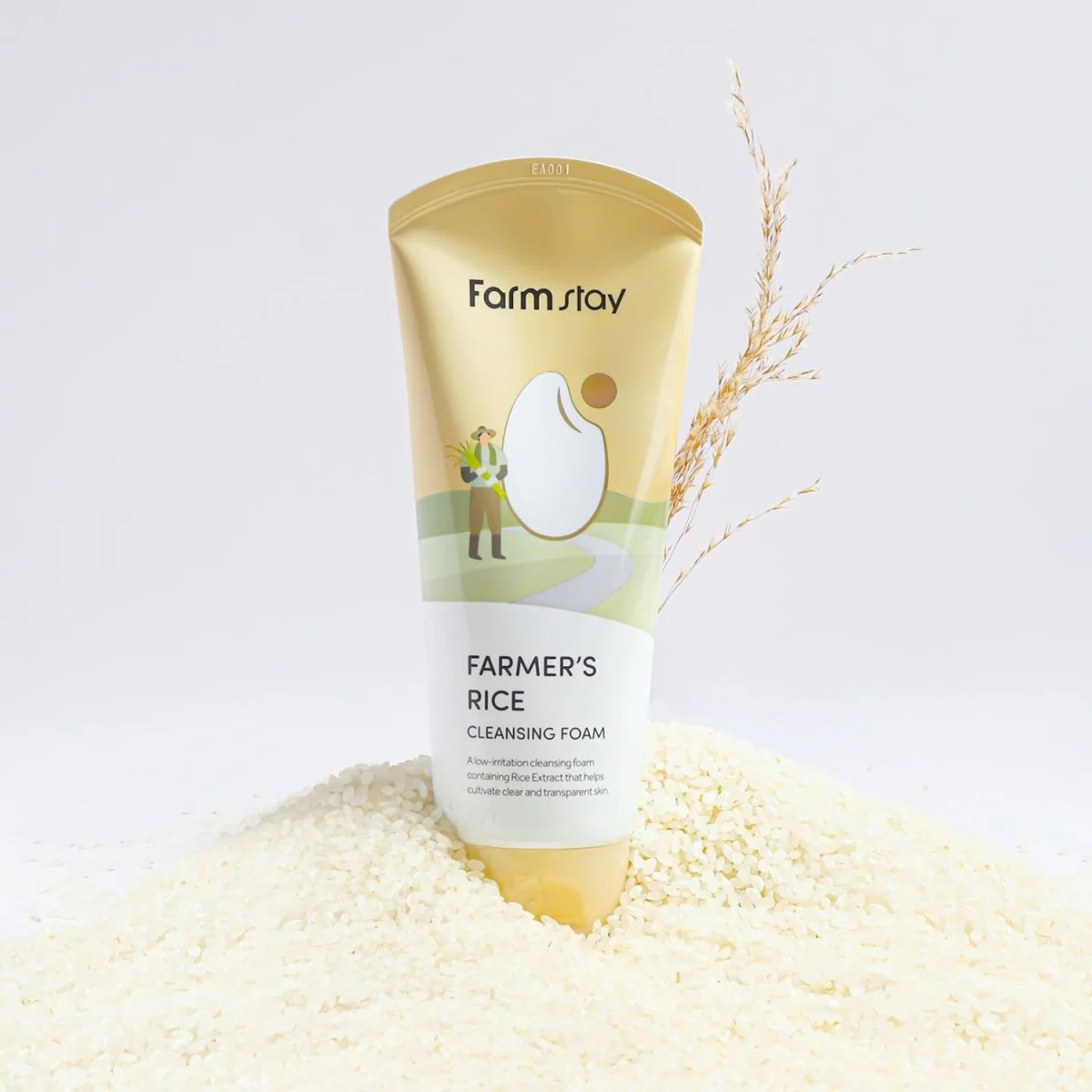 Farmers Rice Cleansing Foam [180ml] - Image 2