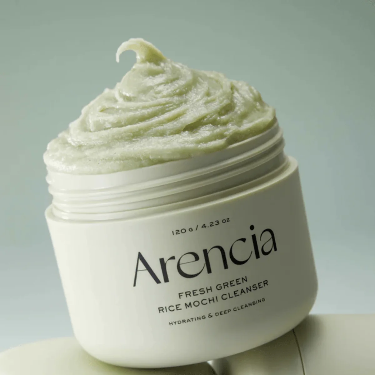 Fresh Green Rice Mochi Cleanser [120g] - Image 3