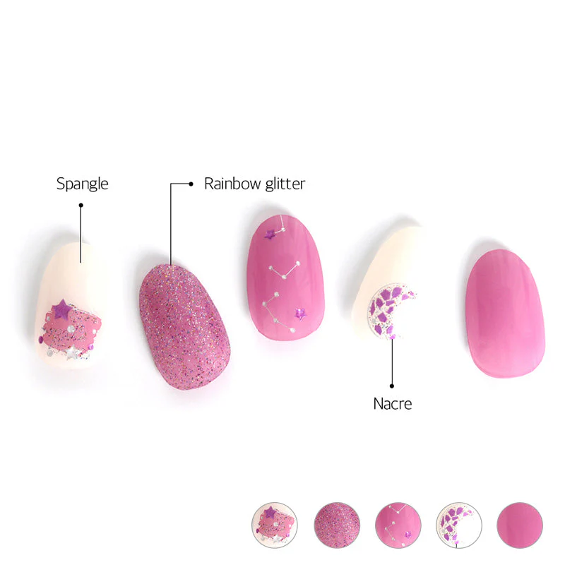 Gel Nail Strips - Blooming Space - Image 2