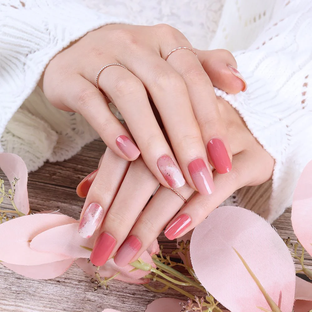 Gel Nail Strips - Rose Blusher - Image 2