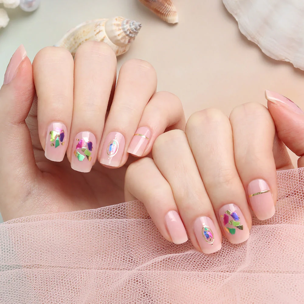 Gel Nail Strips - Vivid Shell - Image 2