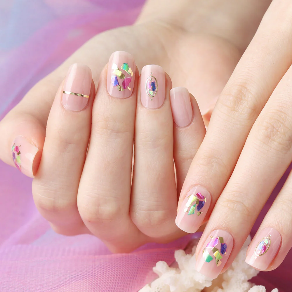 Gel Nail Strips - Vivid Shell - Image 3