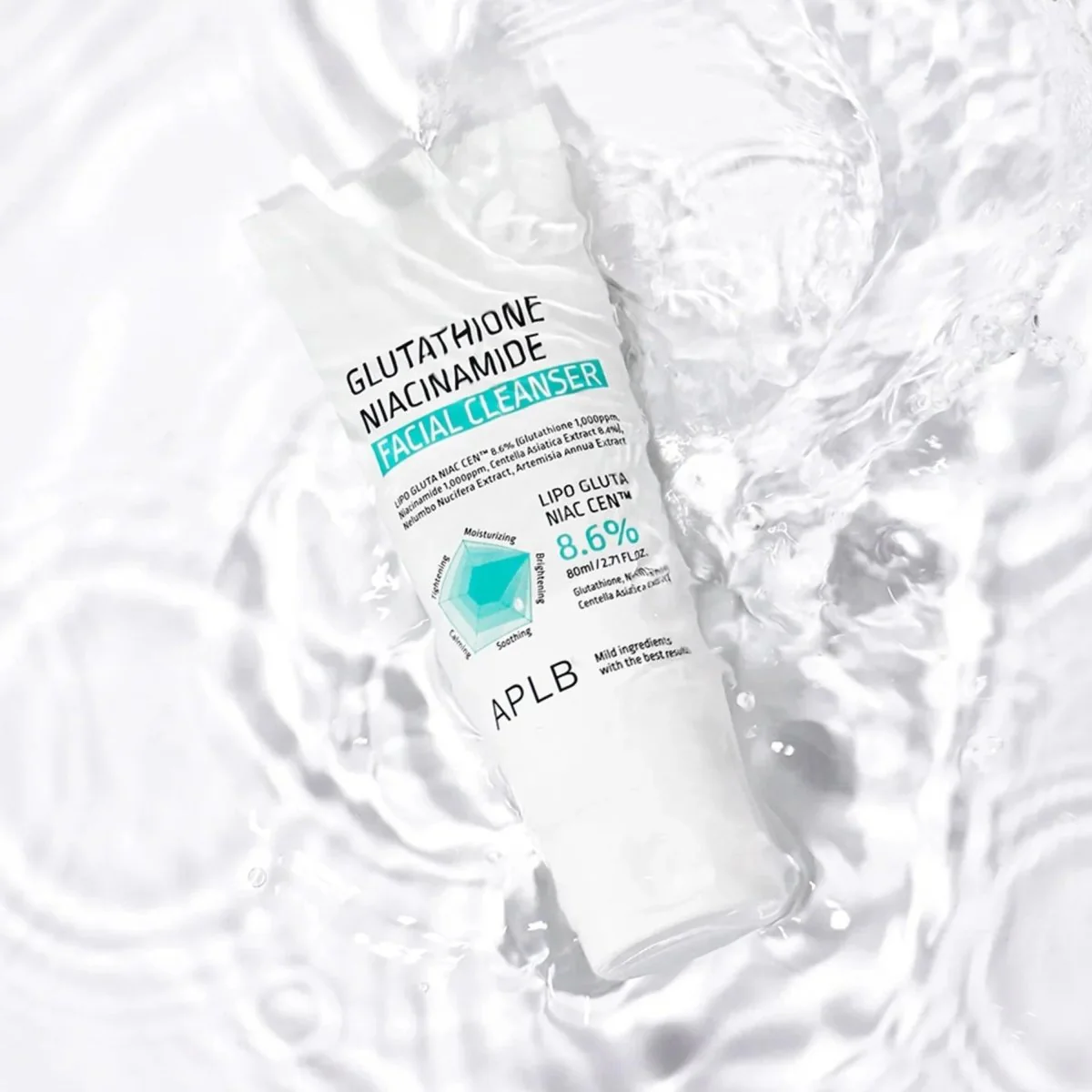 Glutathione Niacinamide Facial Cleanser 80ml - Image 2