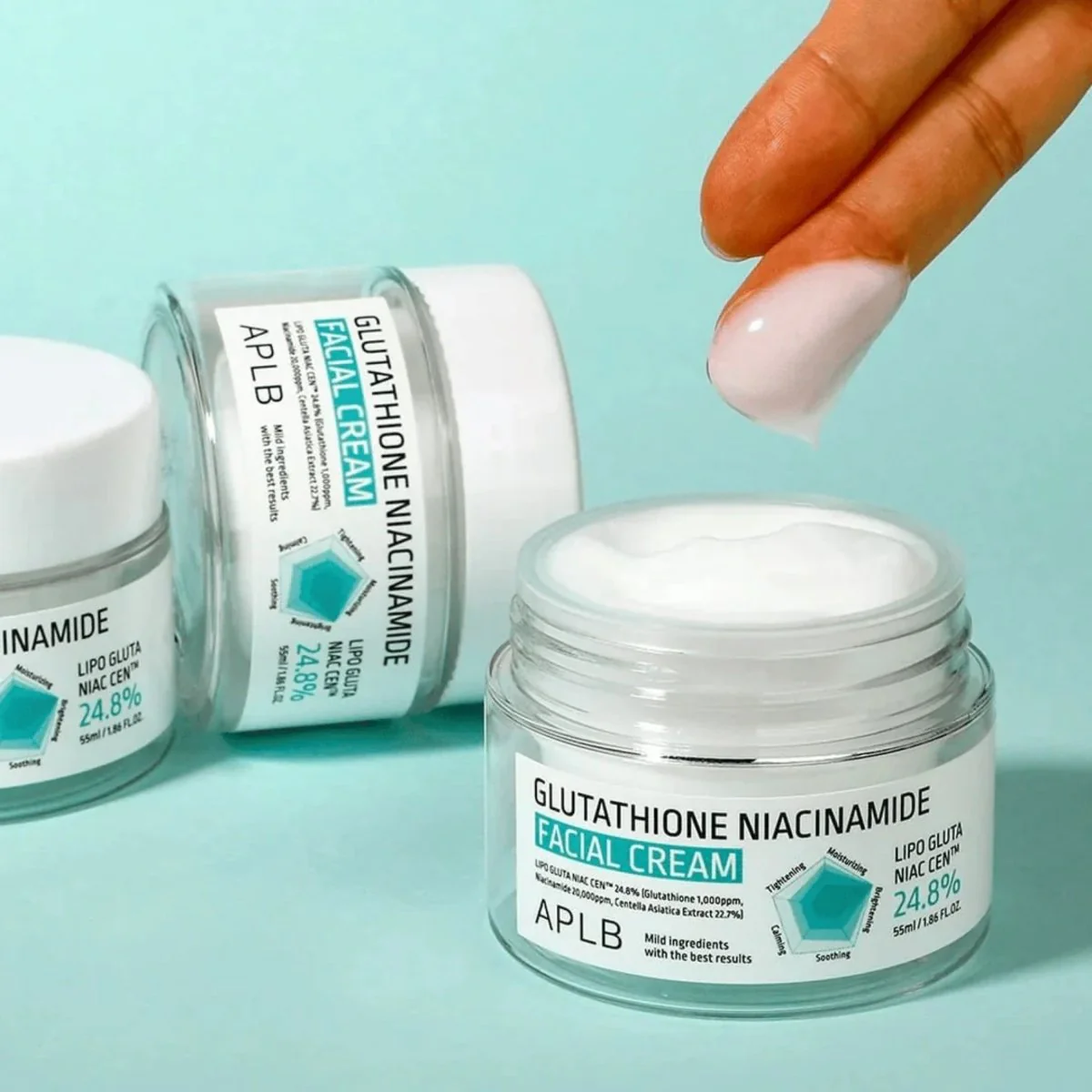 Glutathione Niacinamide Facial Cream 55ml - Image 2