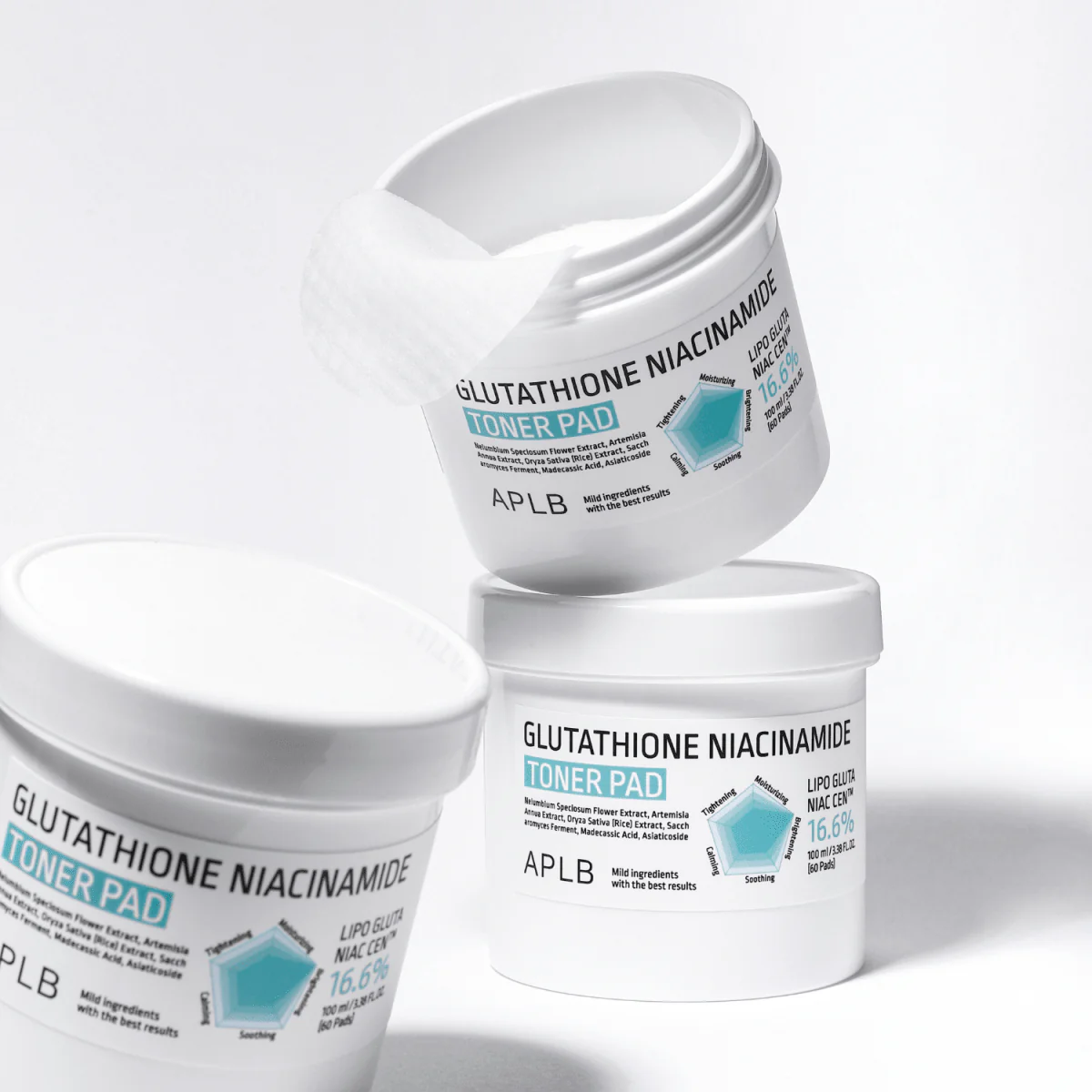 Glutathione Niacinamide Toner Pad 100ml - Image 2