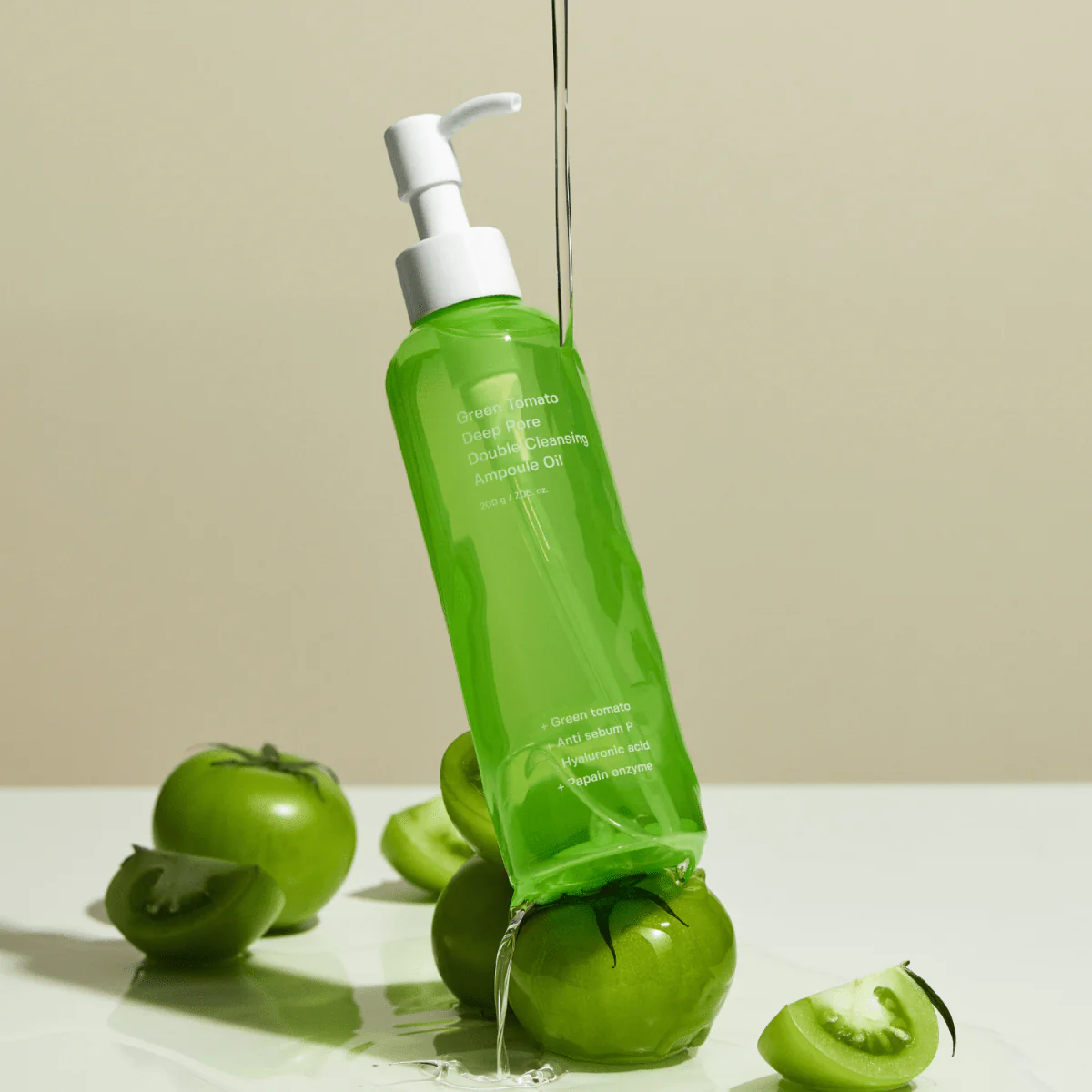 Green Tomato Double Cleansing Ampoule Oil [200g] - Image 4