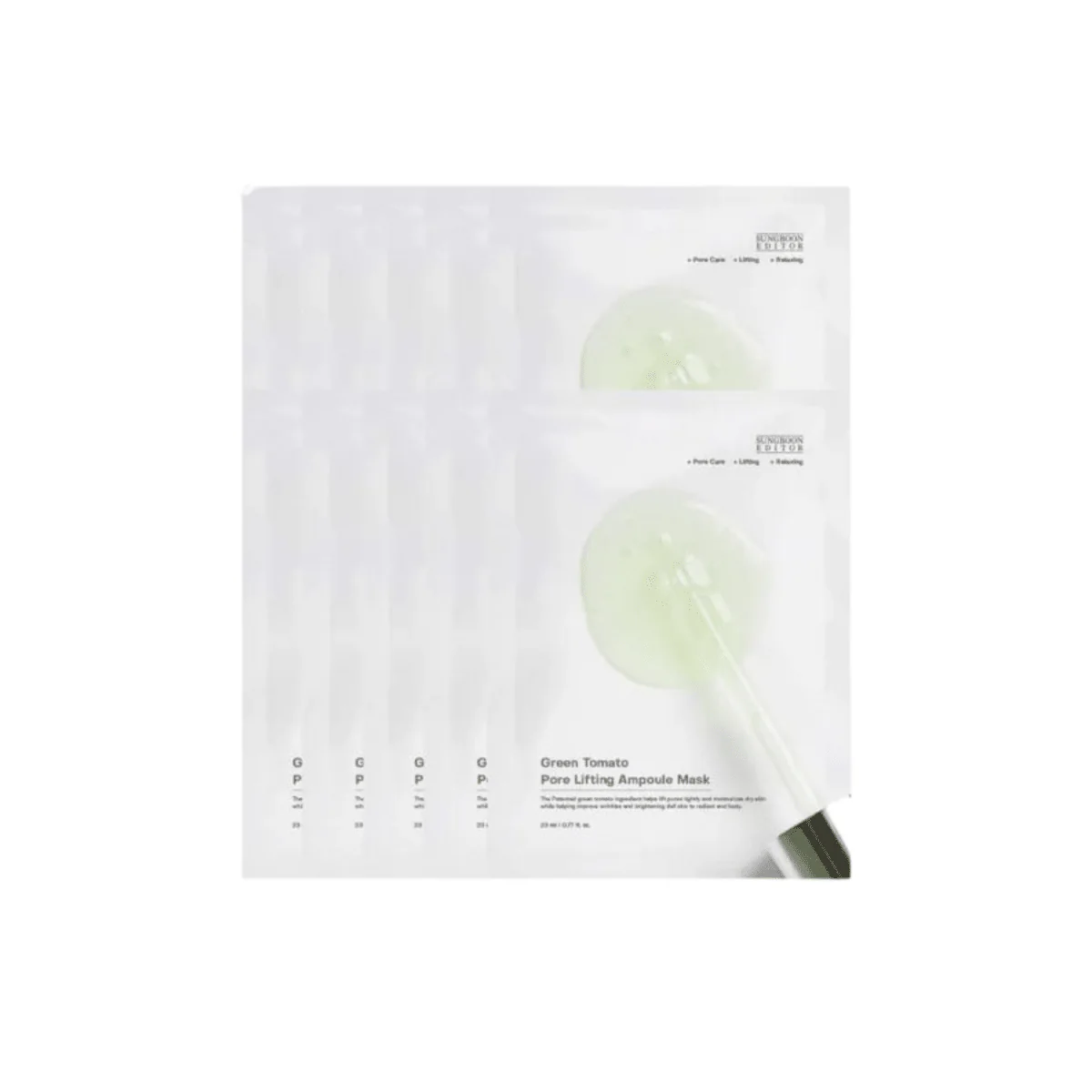 Green Tomato Pore Lifting Ampoule Mask 10pcs