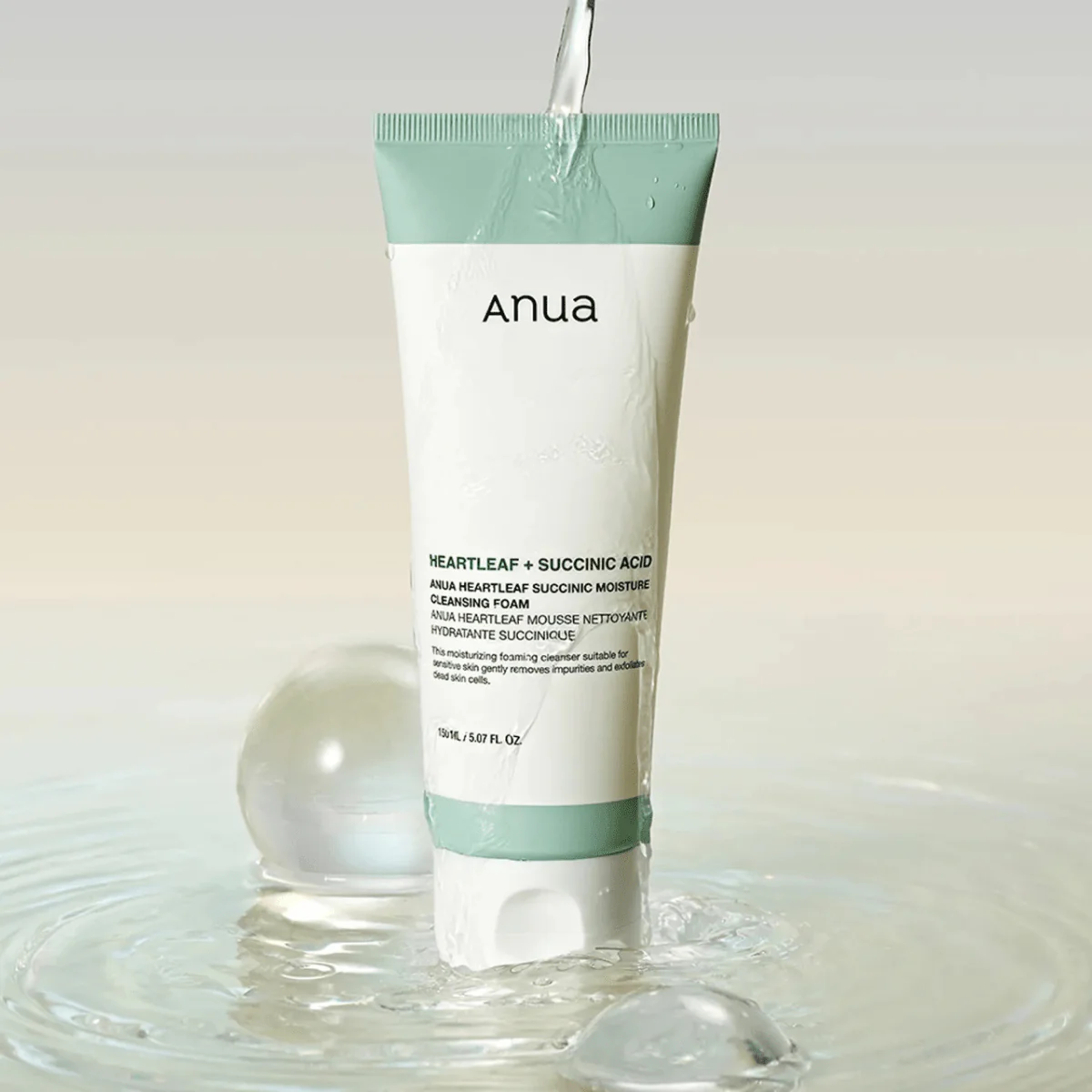 Heartleaf Succinic Moisture Cleansing Foam [150ml] - Image 2