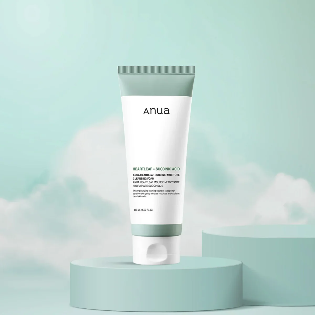 Heartleaf Succinic Moisture Cleansing Foam [150ml] - Image 3