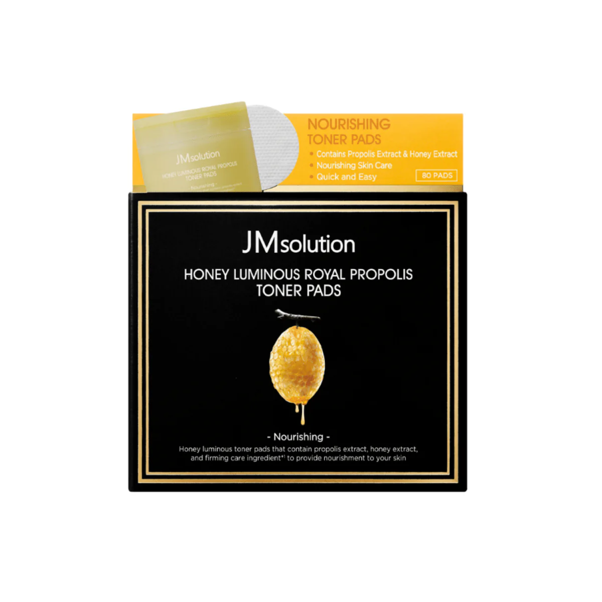 Honey Luminous Royal Propolis Toner Pads [100 Pads] - Image 4