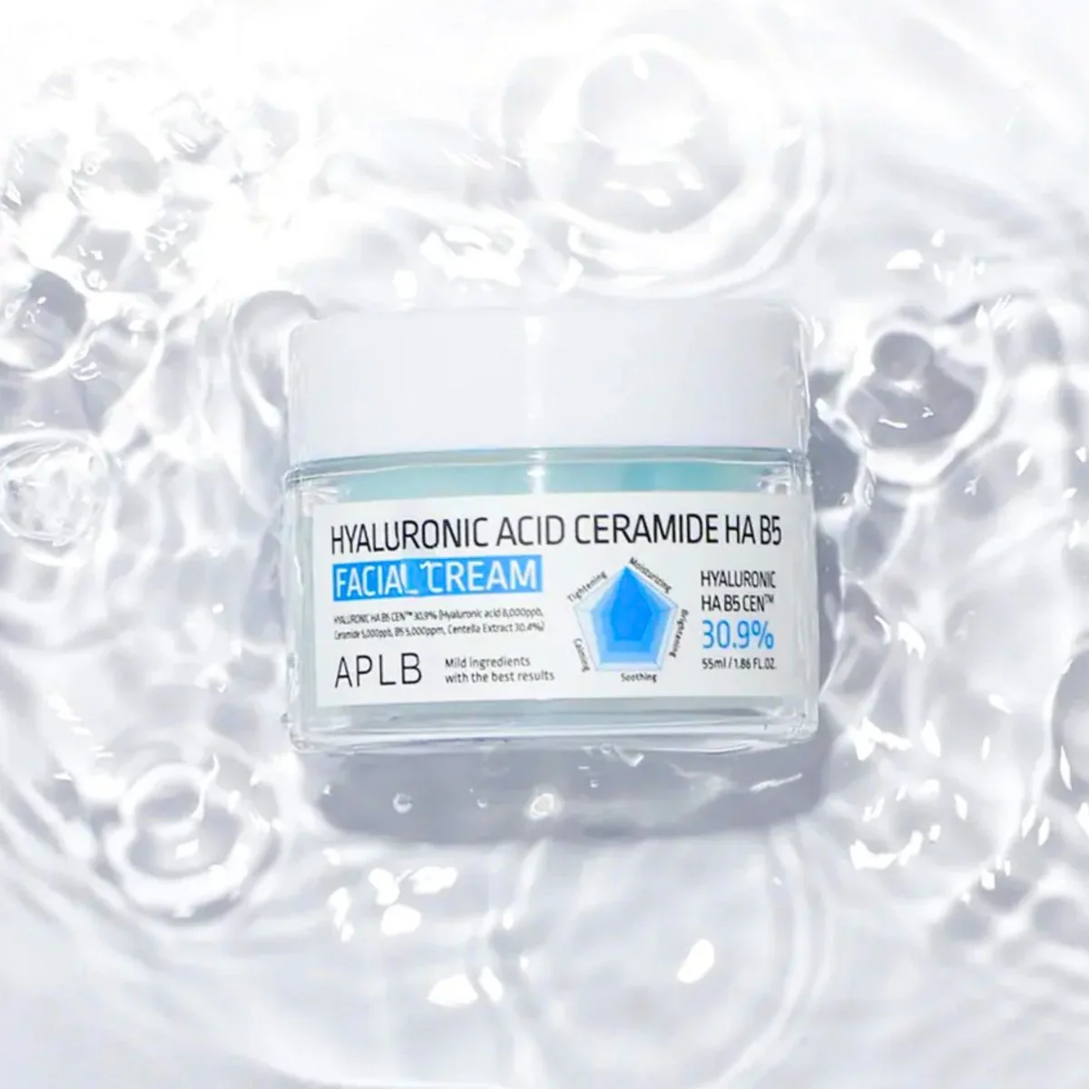 Hyaluronic Acid Ceramide Ha B5 Facial Cream 55ml - Image 2