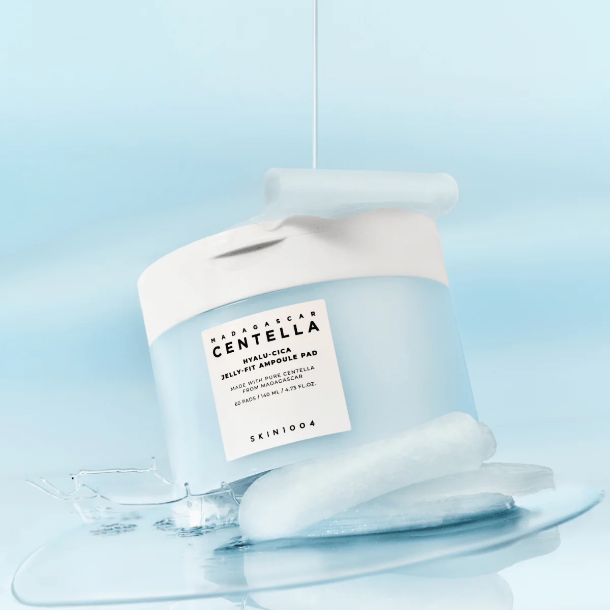 Madagascar Centella Hyalu-Cica Jelly-Fit Ampoule Pad 60pads - Image 3