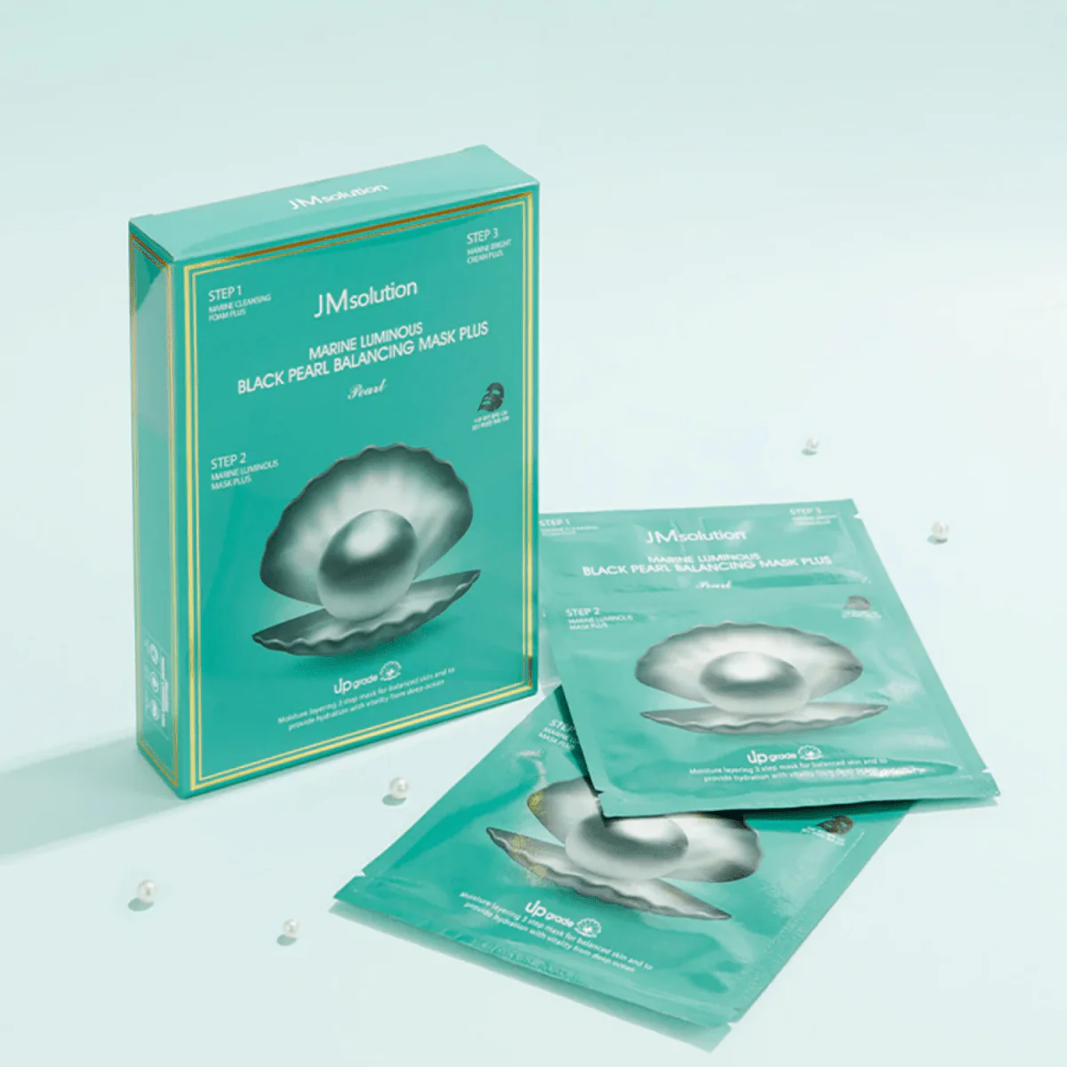 Marine Luminous Black Pearls Moisture Balancing Mask Box Pearl [10pcs] - Image 3