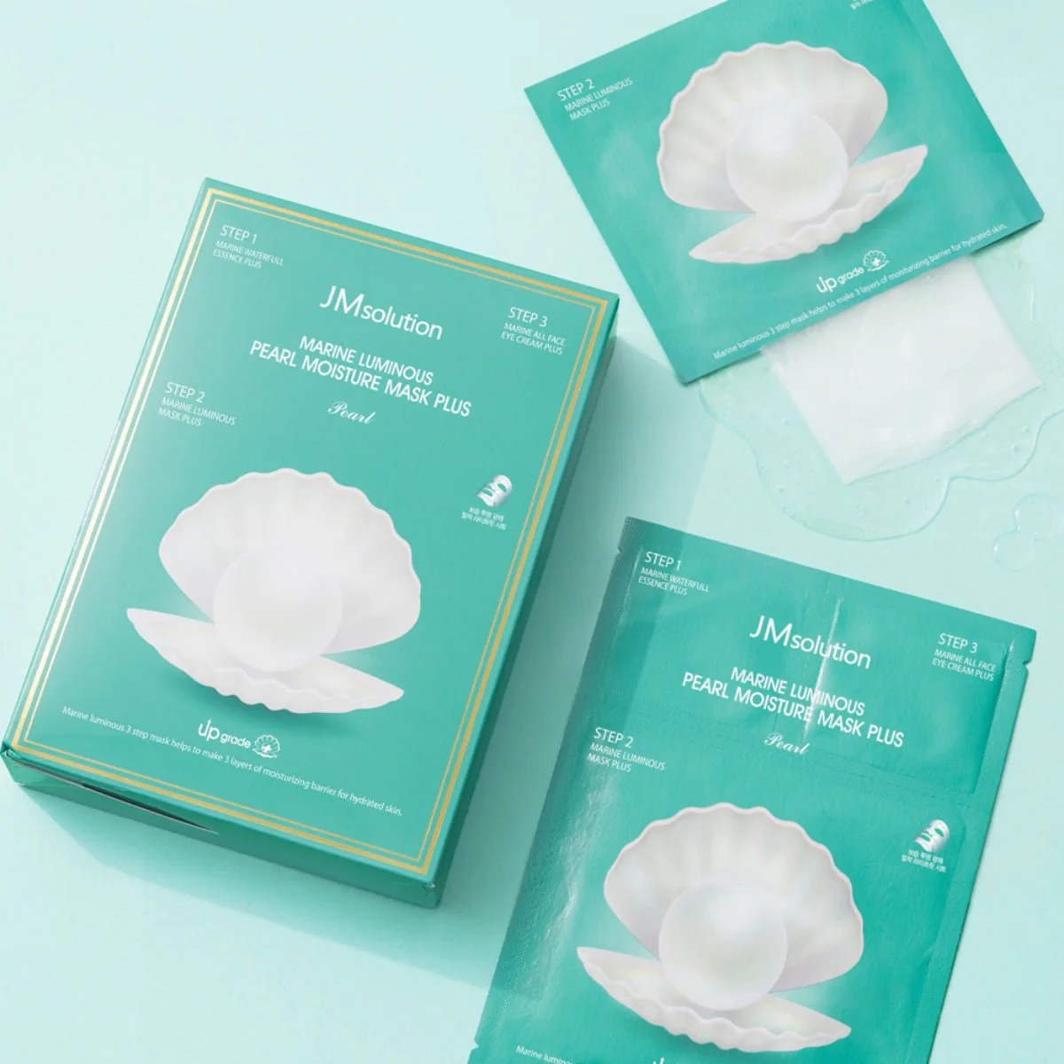 Marine Luminous Pearl Moisture Mask Box Plus [10pcs] - Image 5