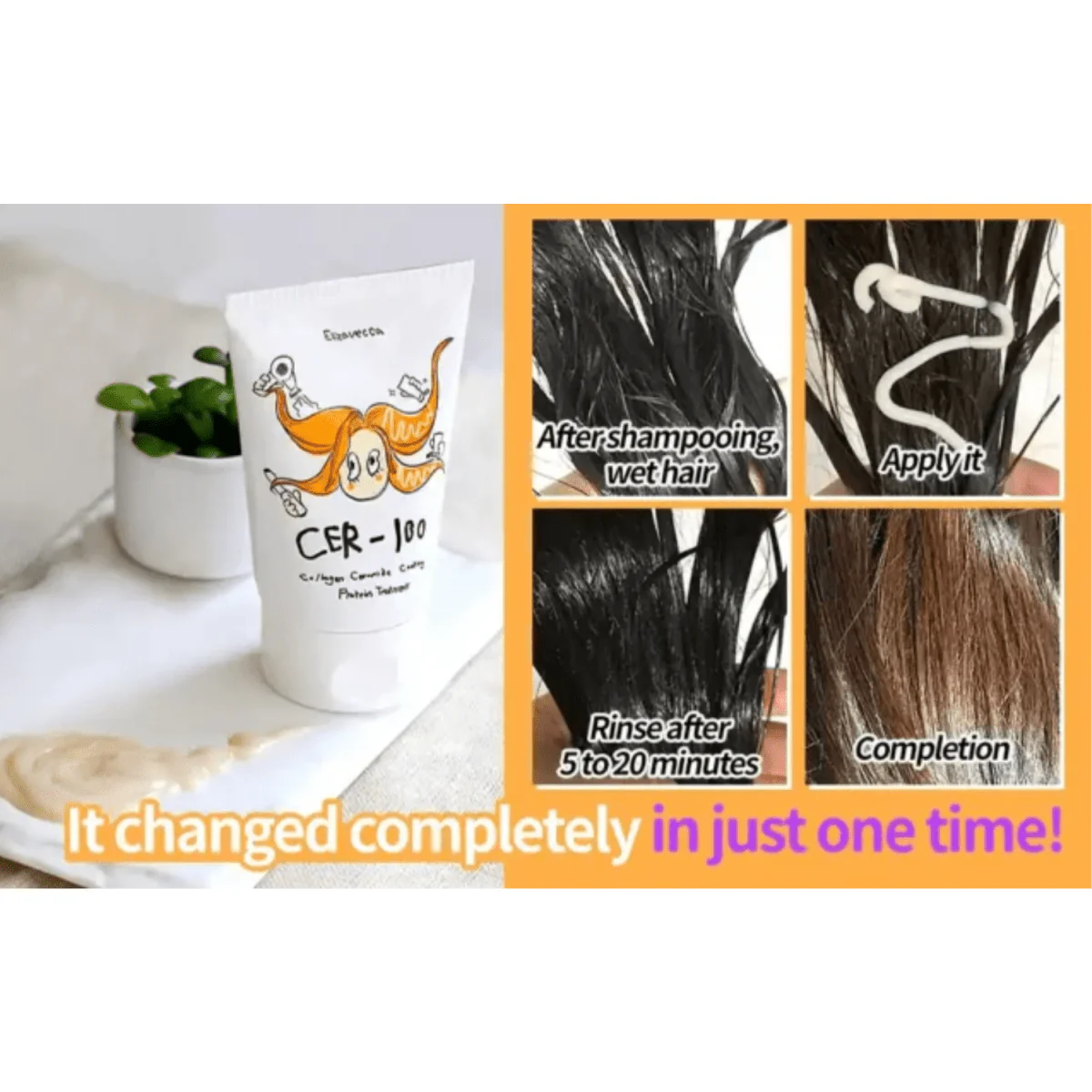 Milky Piggy Collagen Ceramide Coating Protein Treatment 100ml - Image 3