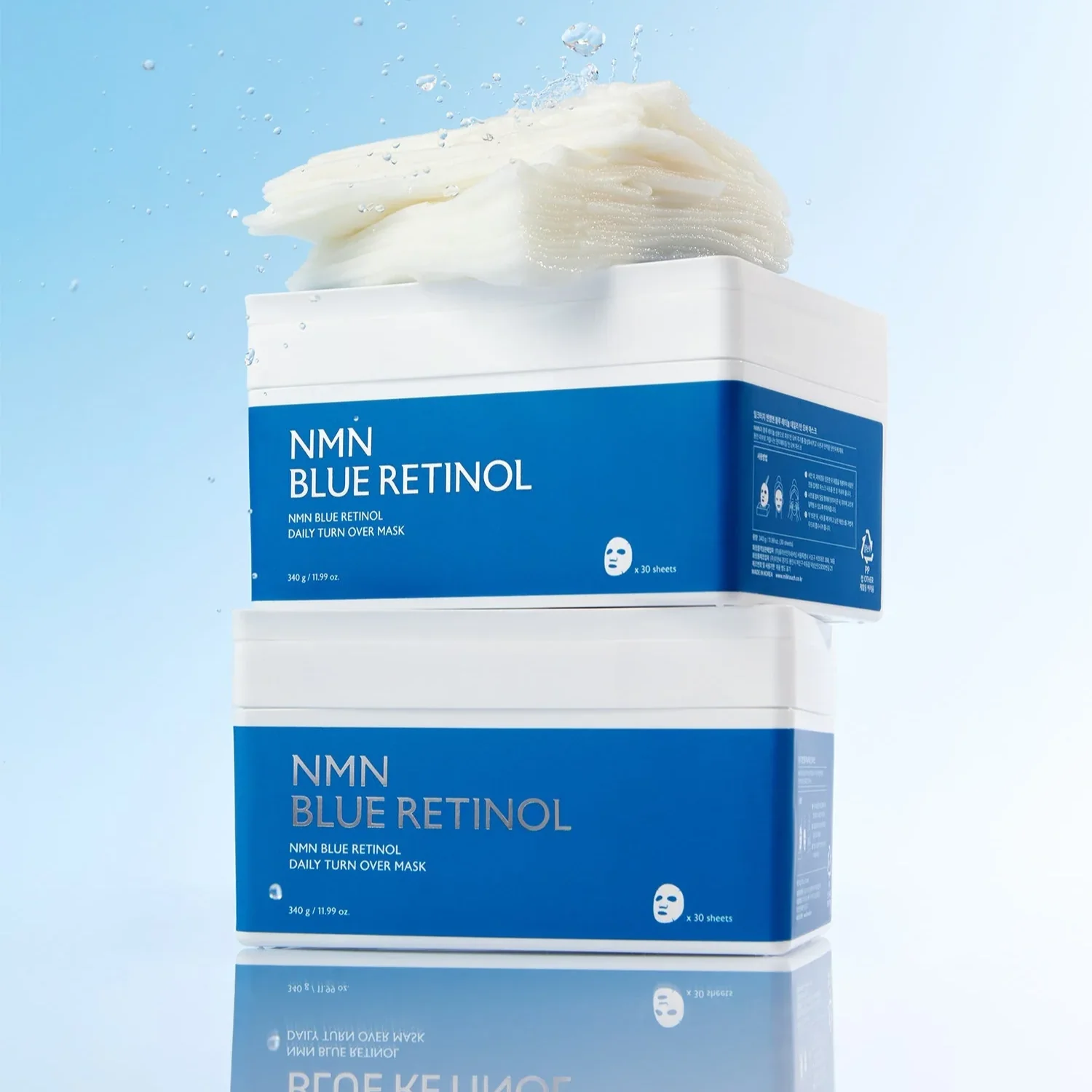 NMN Blue Super Retinol Daily Turn Over Mask Box [30pcs] - Image 2