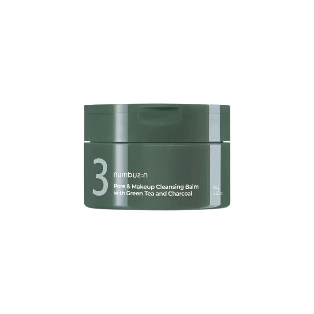 No.3 Pore & Makeup Cleansing Balm with Green Tea and Charcoal 85g