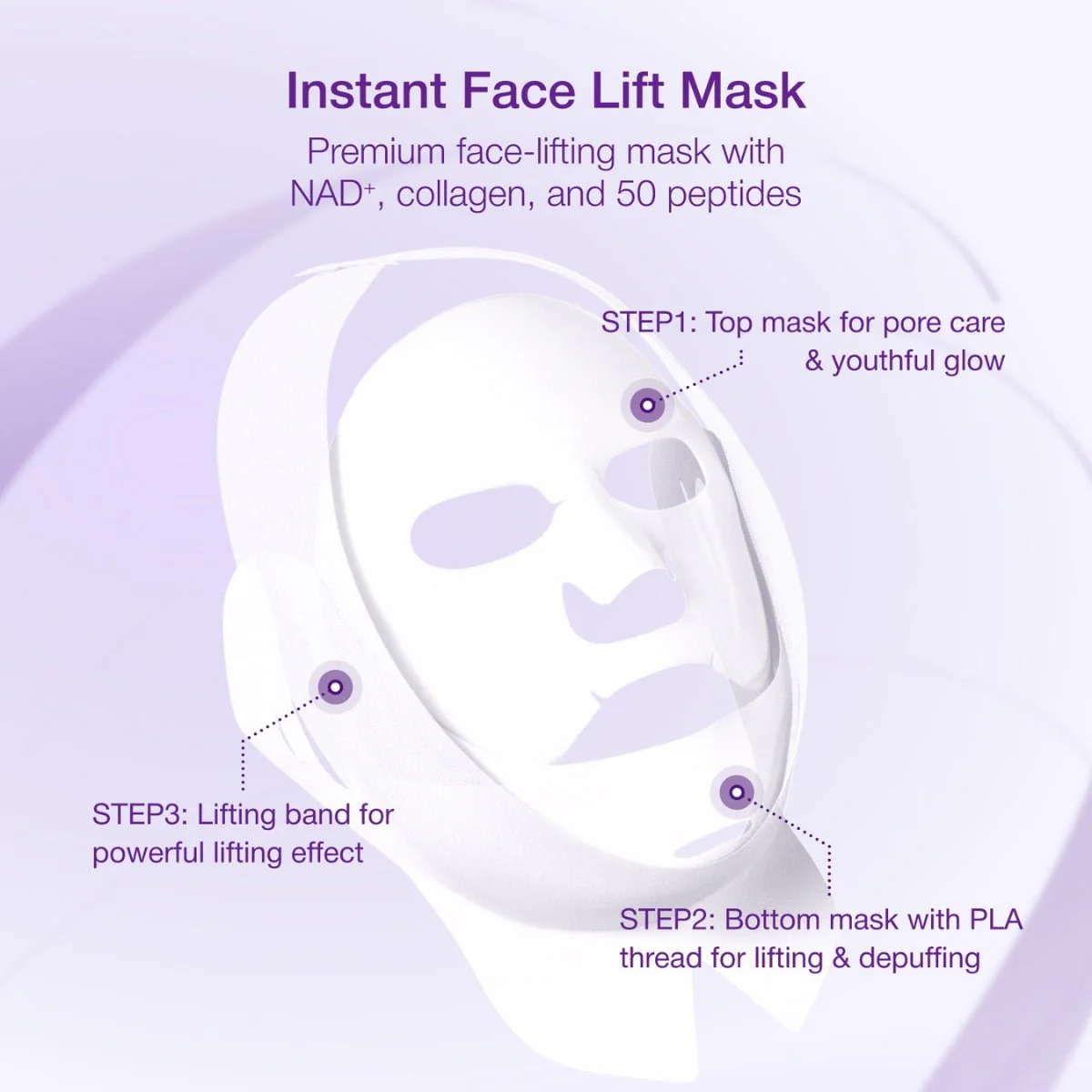 No.9 Nad Bio Lifting Full Cover Facial Mask Box [4pcs] - Image 3
