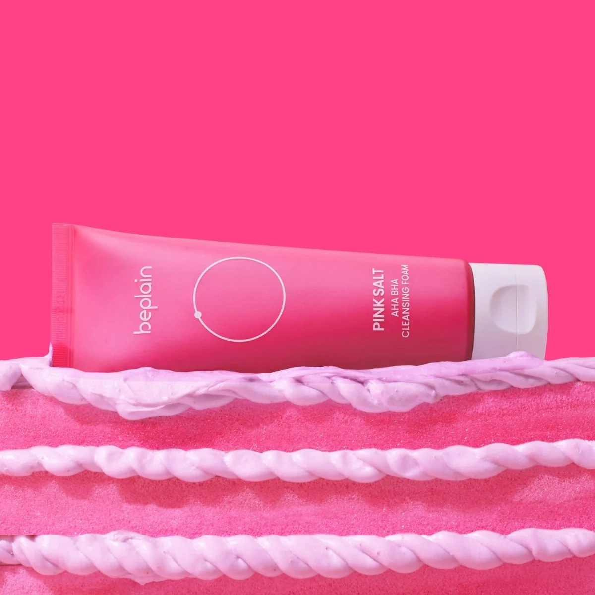 Pink Salt AHA BHA Cleansing Foam 120ml - Image 2