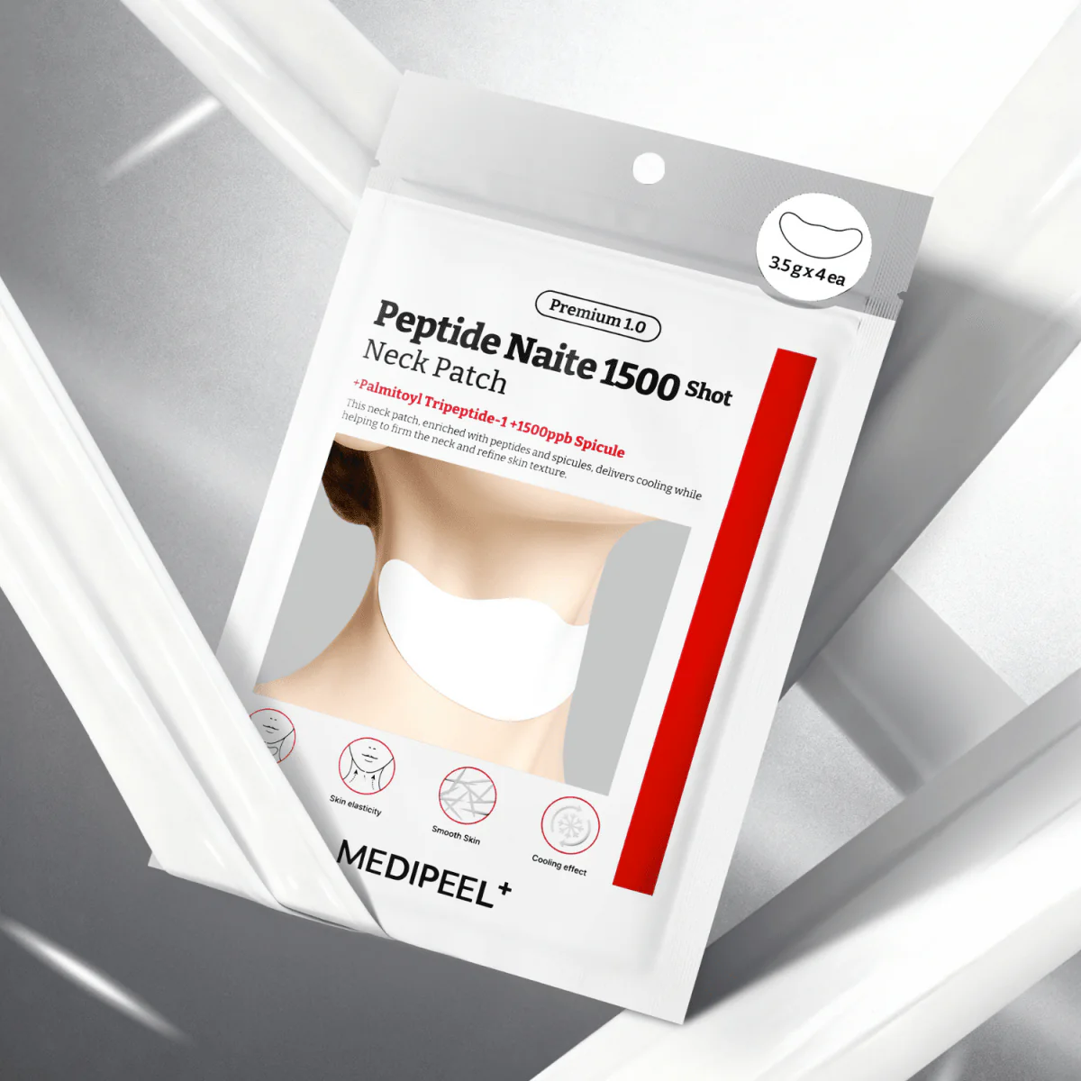 Premium Peptide Naite 1500 Shot Neck Patch 4pc - Image 2