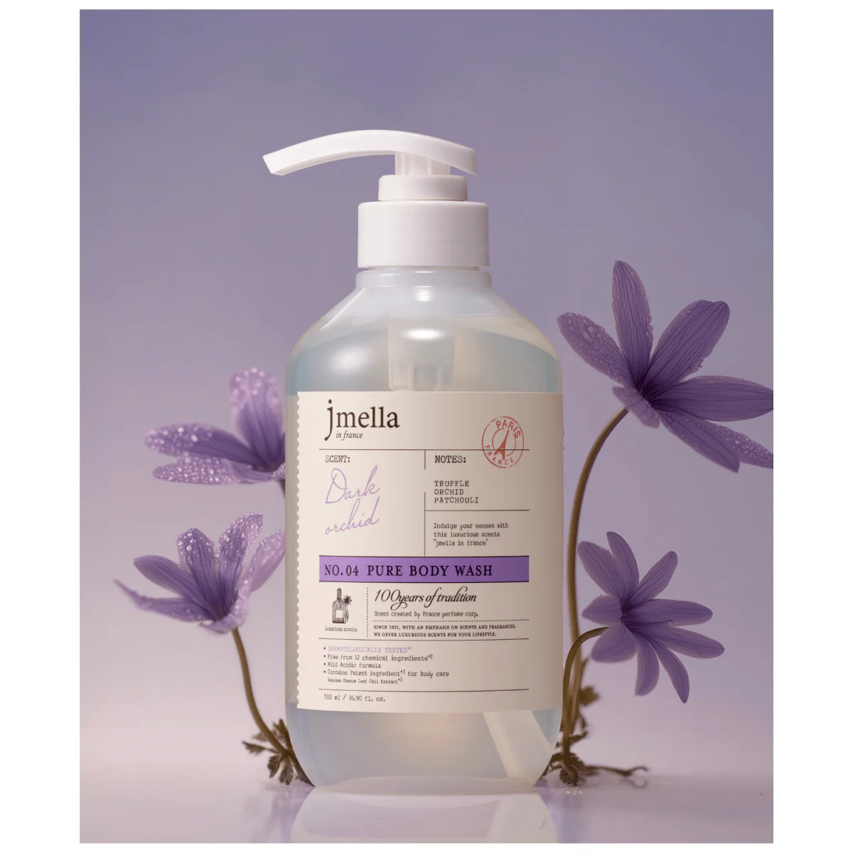Pure Dark Orchid Body Wash [500ml] - Image 3