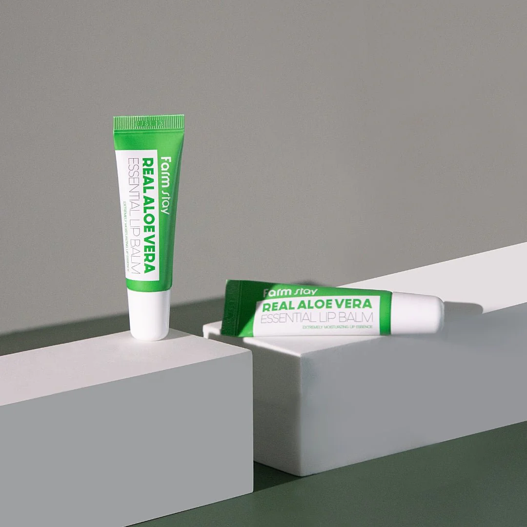 Real Aloe Vera Essential Lip Balm 10ml - Image 3