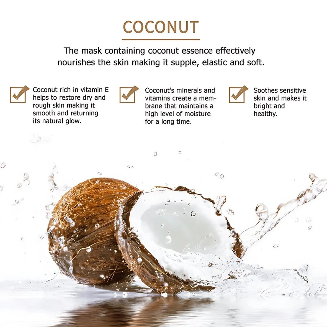 Real Coconut Essence Mask [1pc] - Image 3