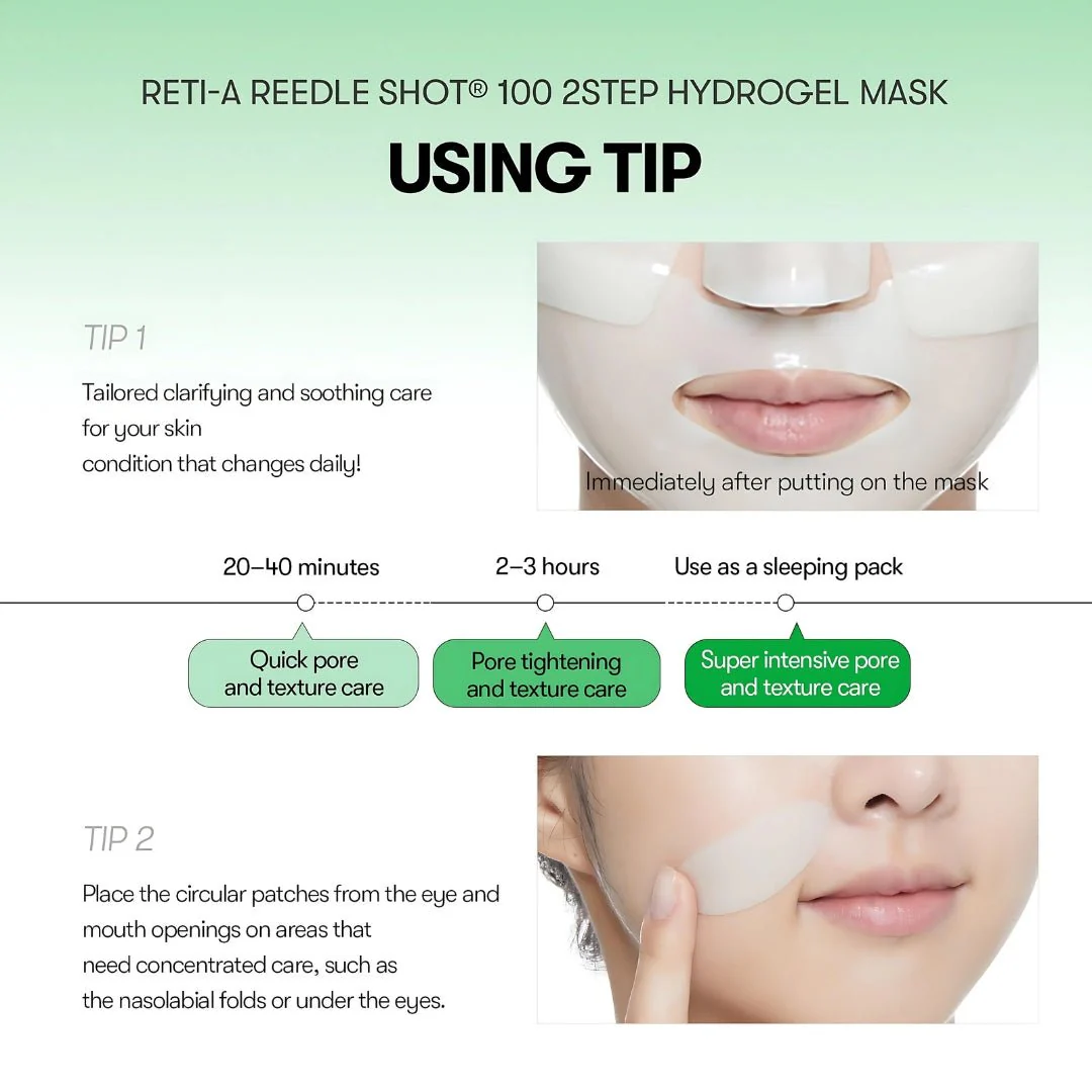 Reti-A Reedle Shot 100 2Step Hydrogel Mask [1pc] - Image 5