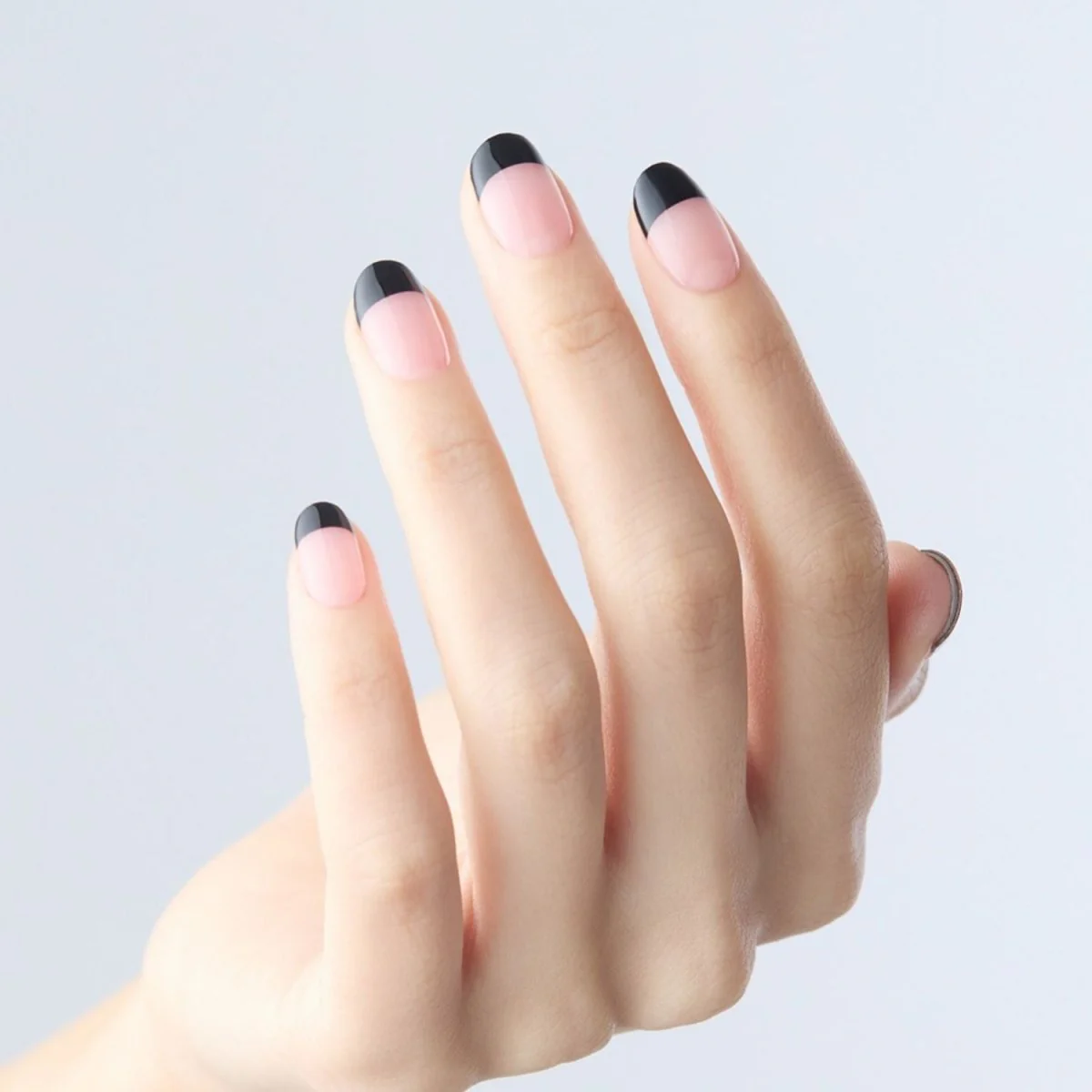 Semi-Cured Gel Nail - N Chic French - Image 3