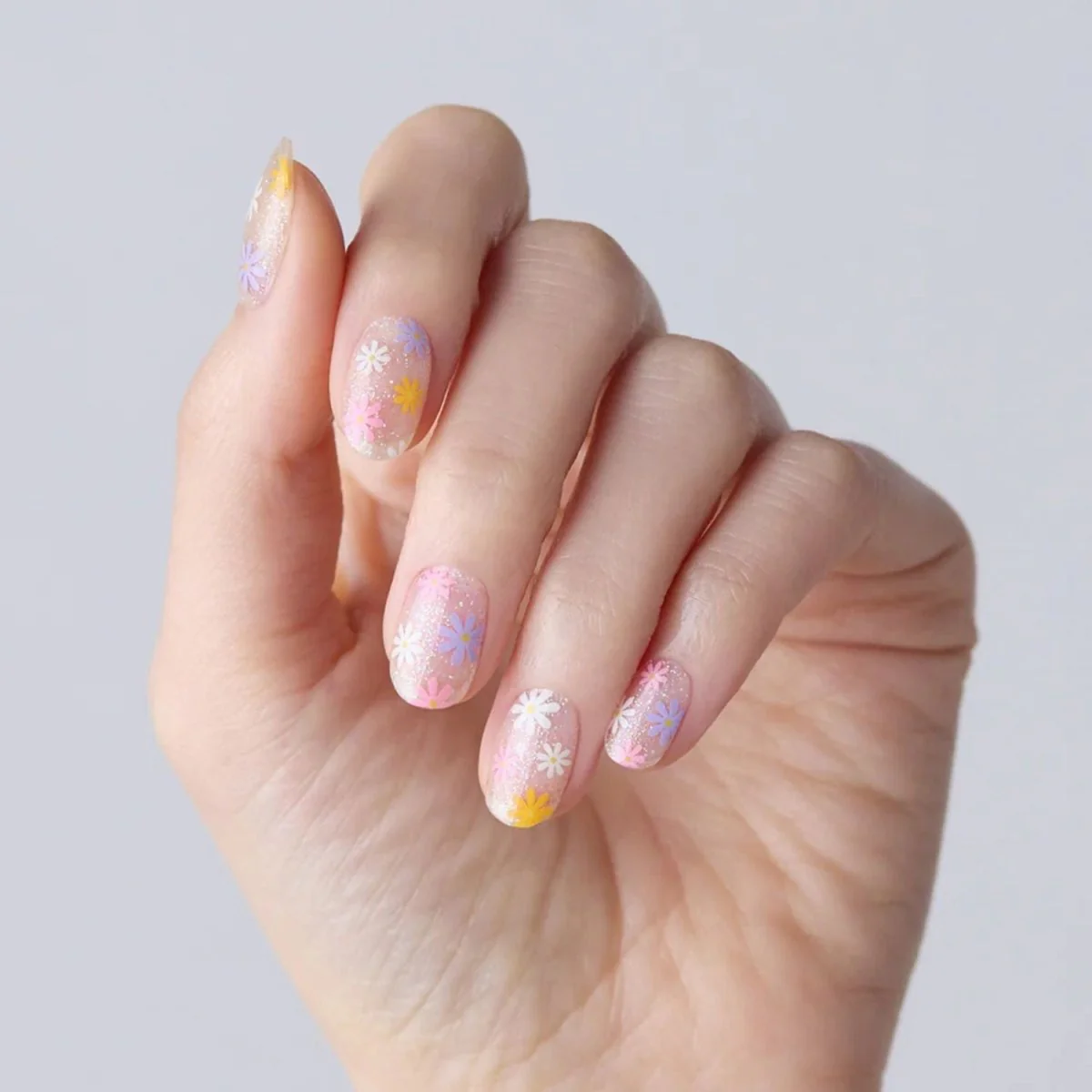 Semi-Cured Gel Nail - N Daisy Disco - Image 2