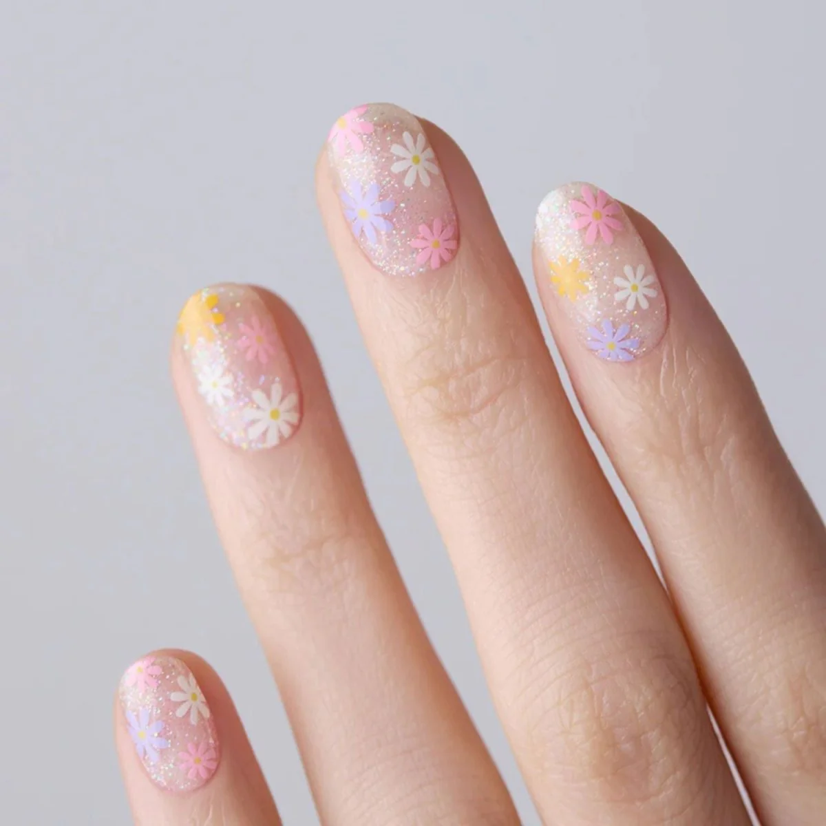Semi-Cured Gel Nail - N Daisy Disco - Image 3