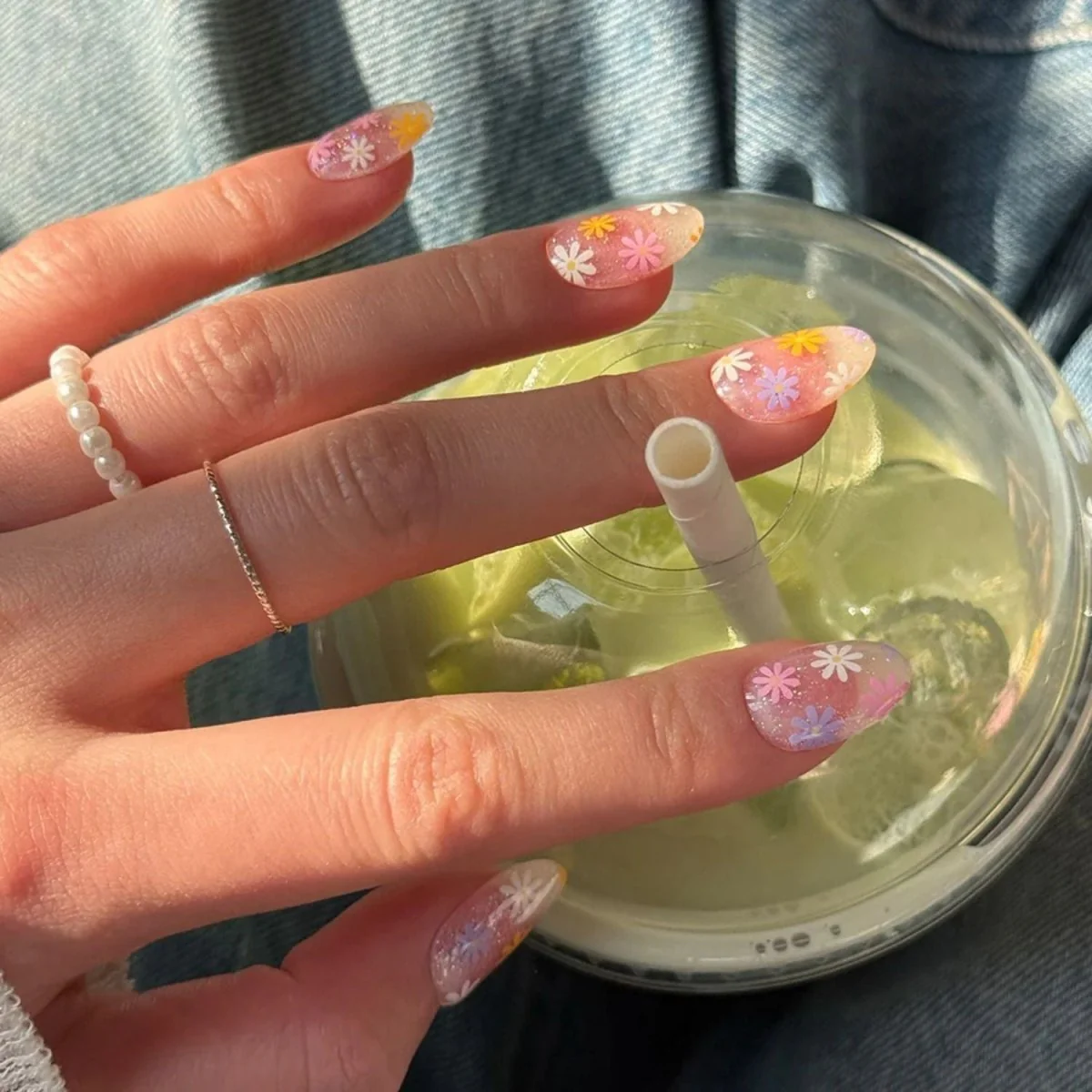 Semi-Cured Gel Nail - N Daisy Disco - Image 7
