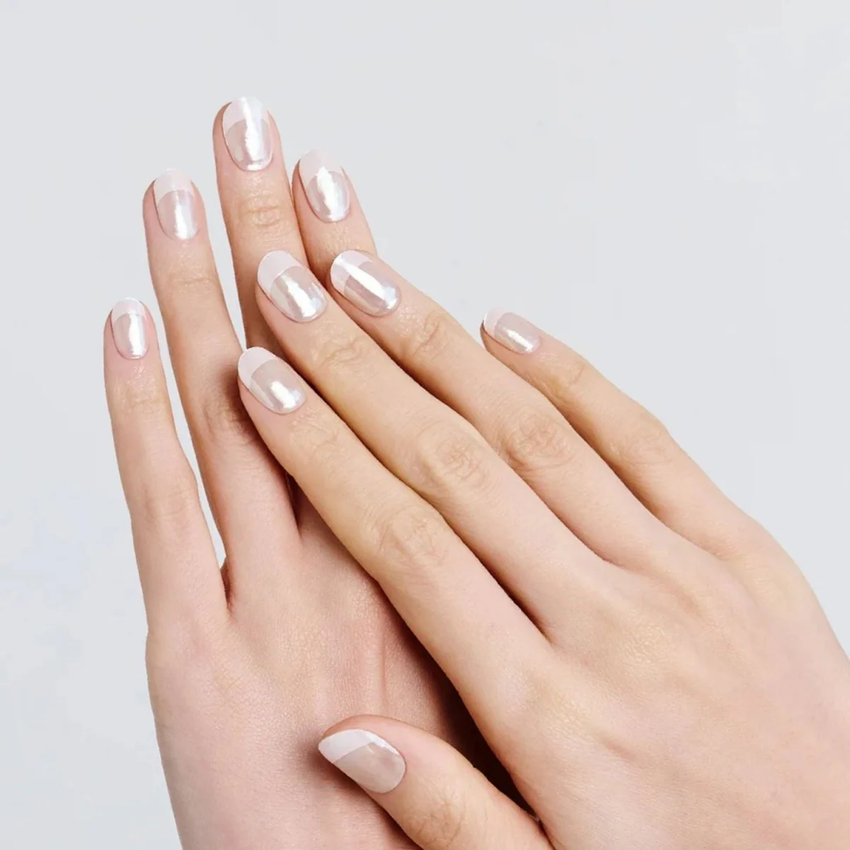 Semi-Cured Gel Nail - N Glow French - Image 4